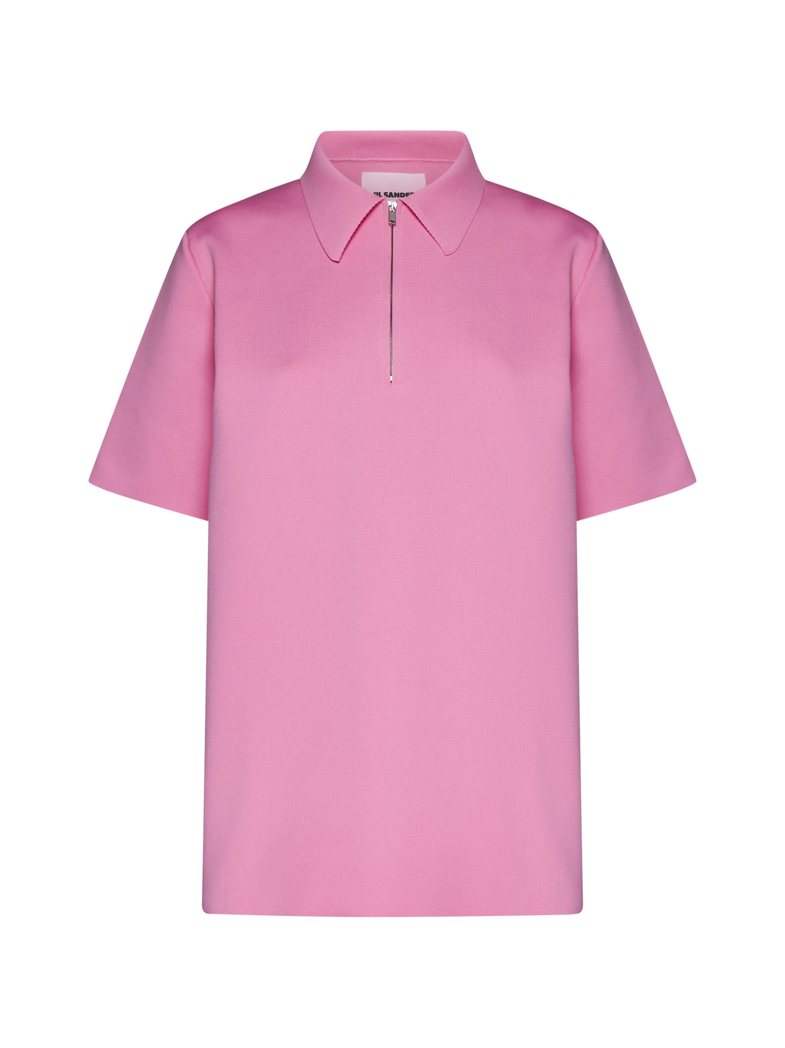 Shop Jil Sander Polo Shirt In Pink