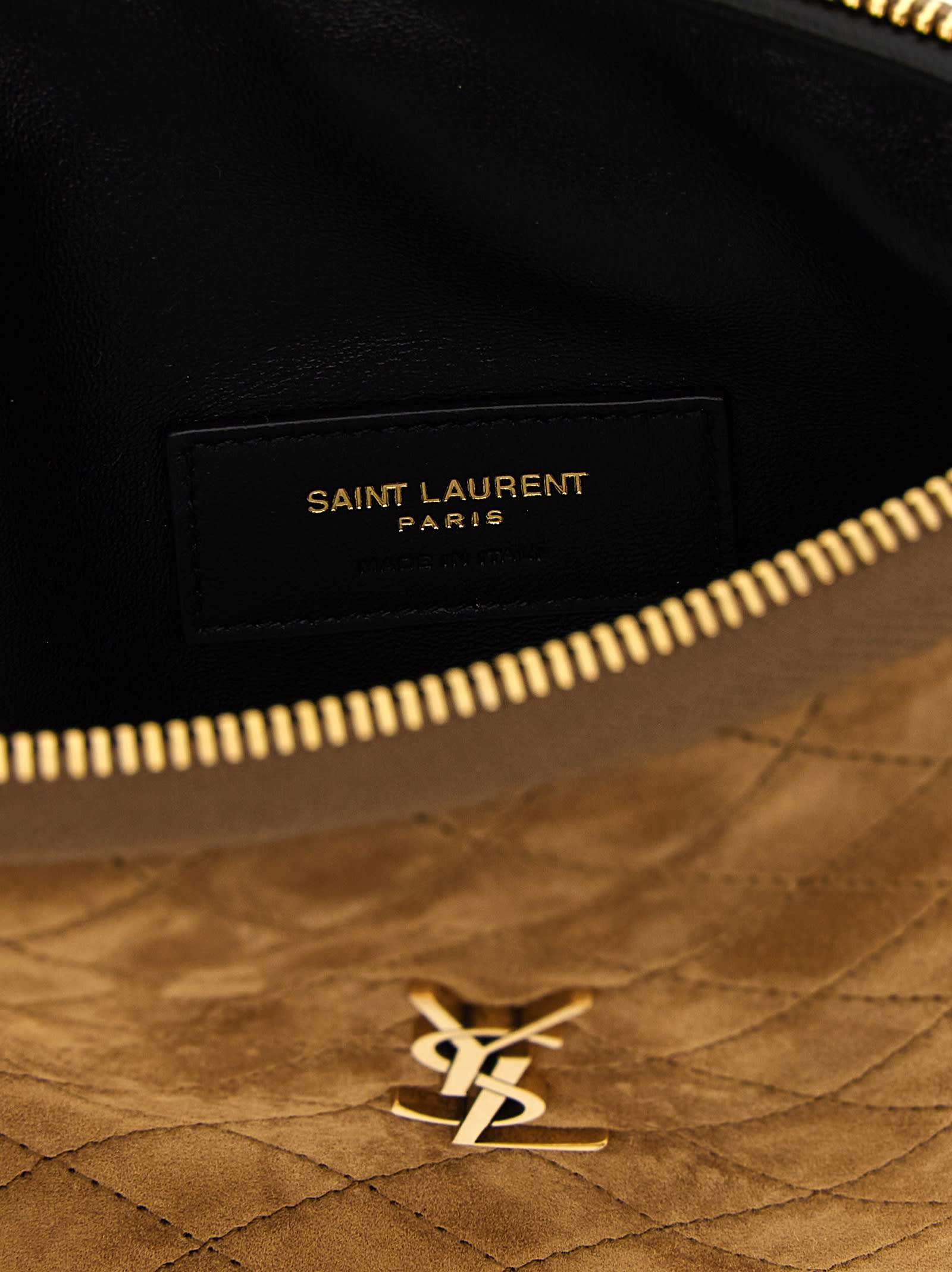 Saint Laurent Gaby Crossbody Bag In Brown