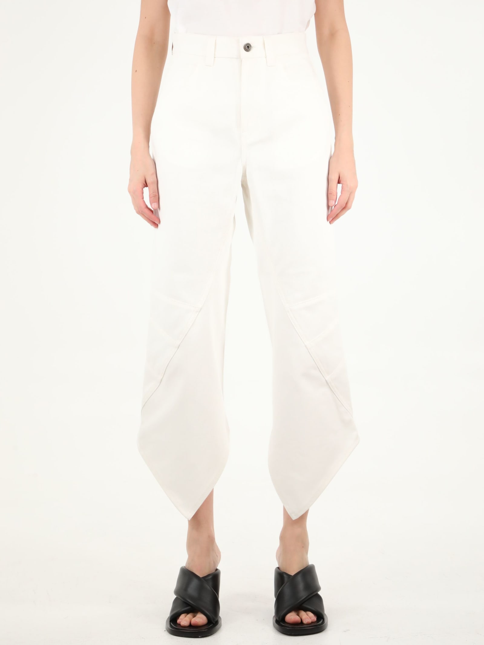 Loewe Pointed White Jeans