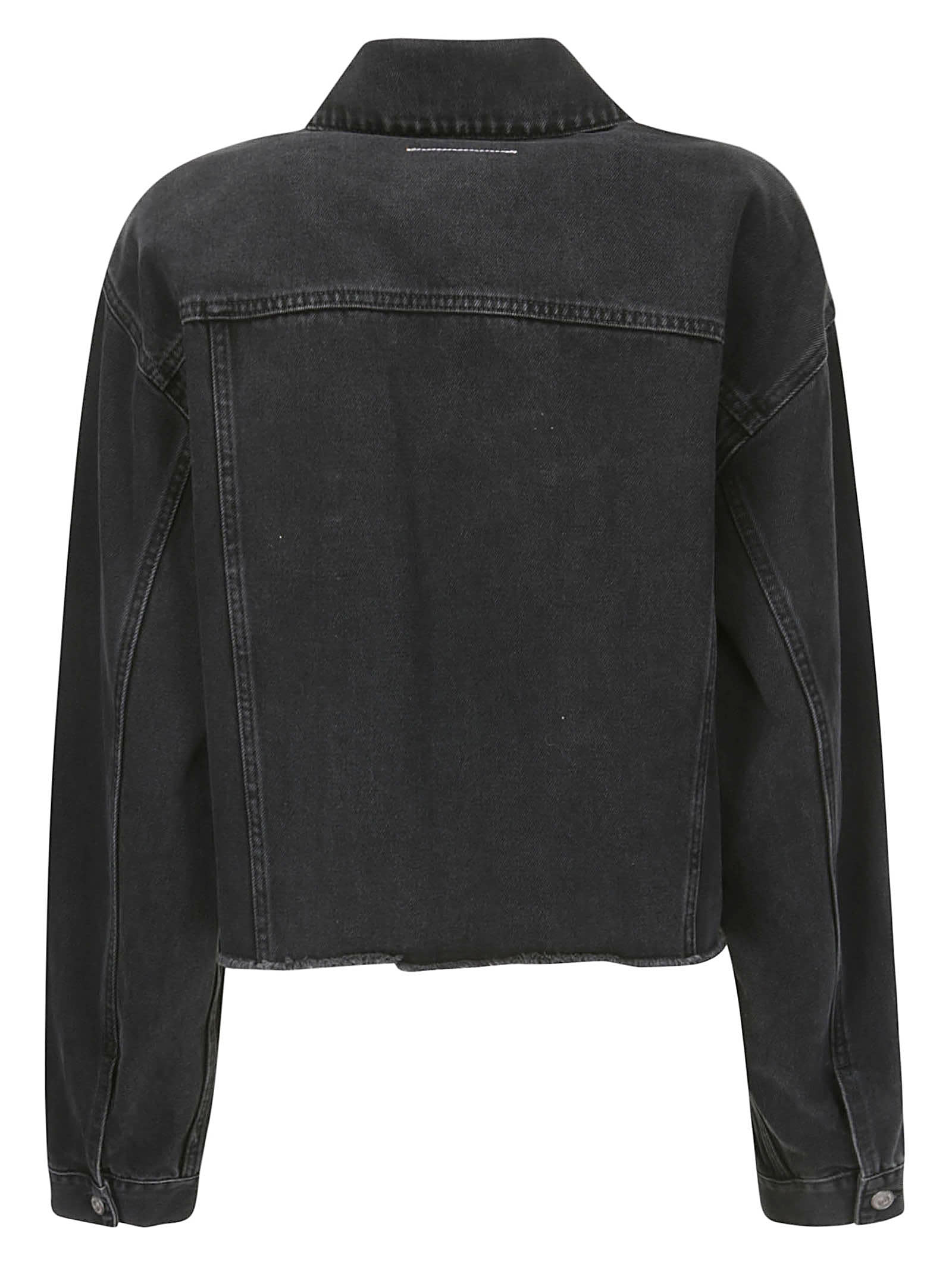 Shop Mm6 Maison Margiela Sportsjacket In Black