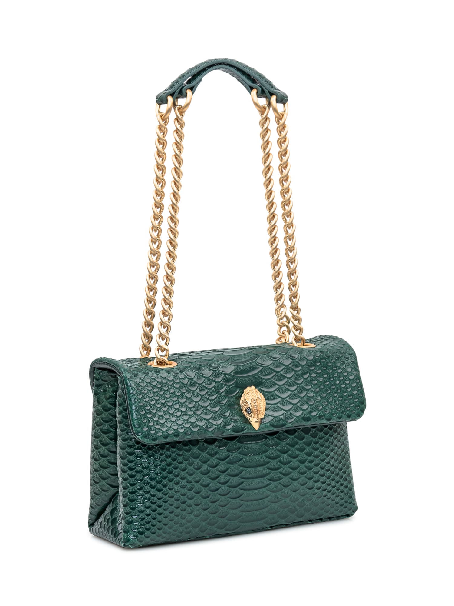 Shop Kurt Geiger Kensington Bag In Dark Green