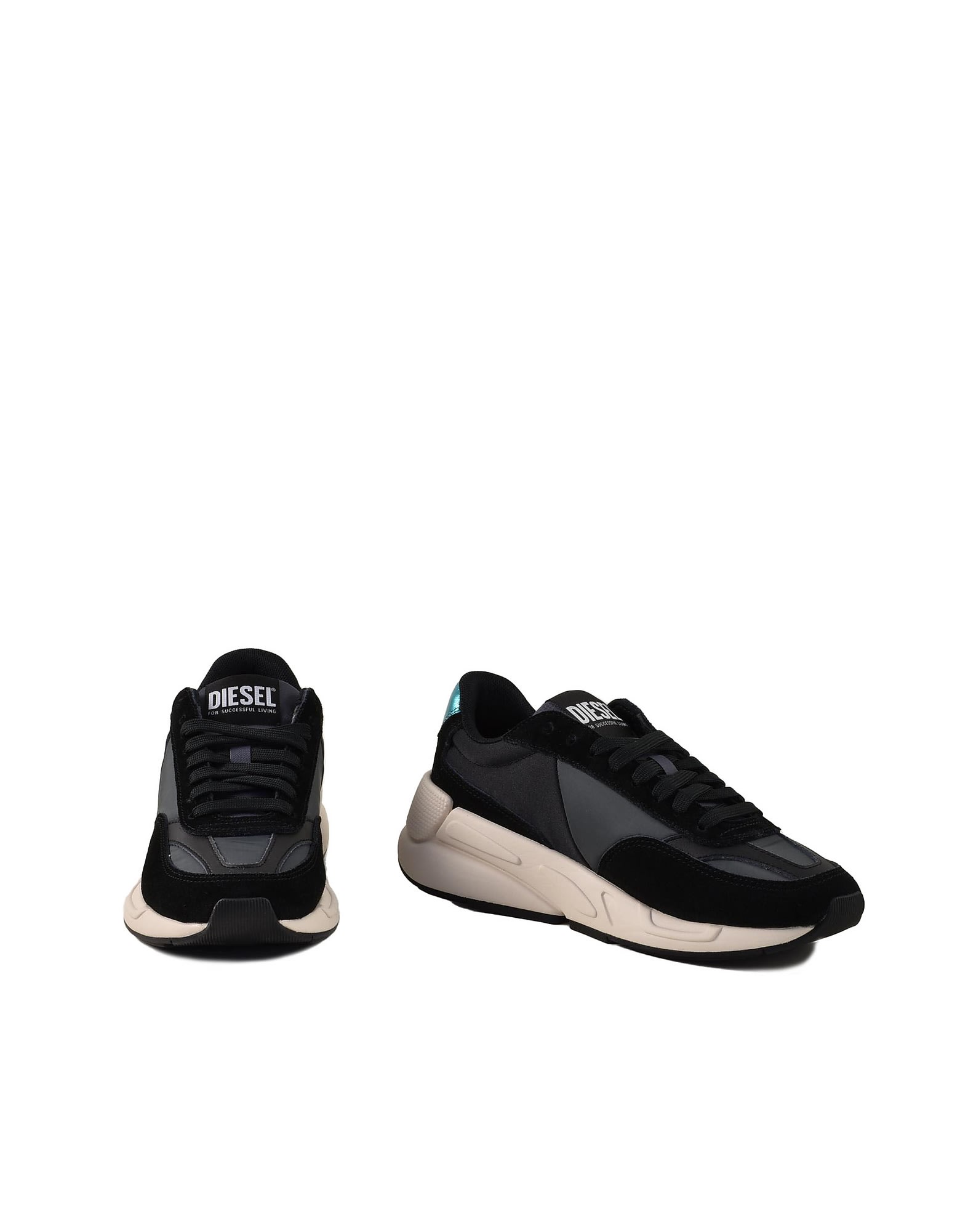Diesel Womens Black / Gray Sneakers