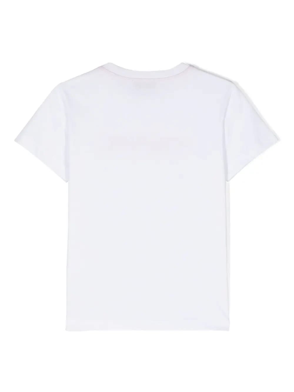 Shop Missoni White T-shirt With Pink Sequins Logo