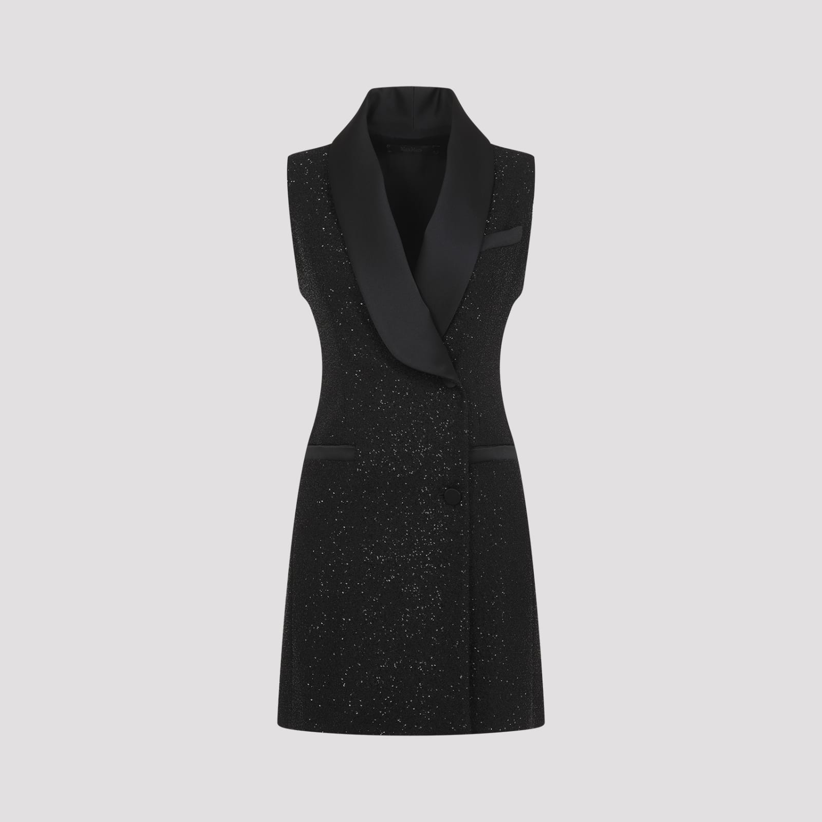 Shop Max Mara Eiffel Mini Dress  Pianoforte In Black