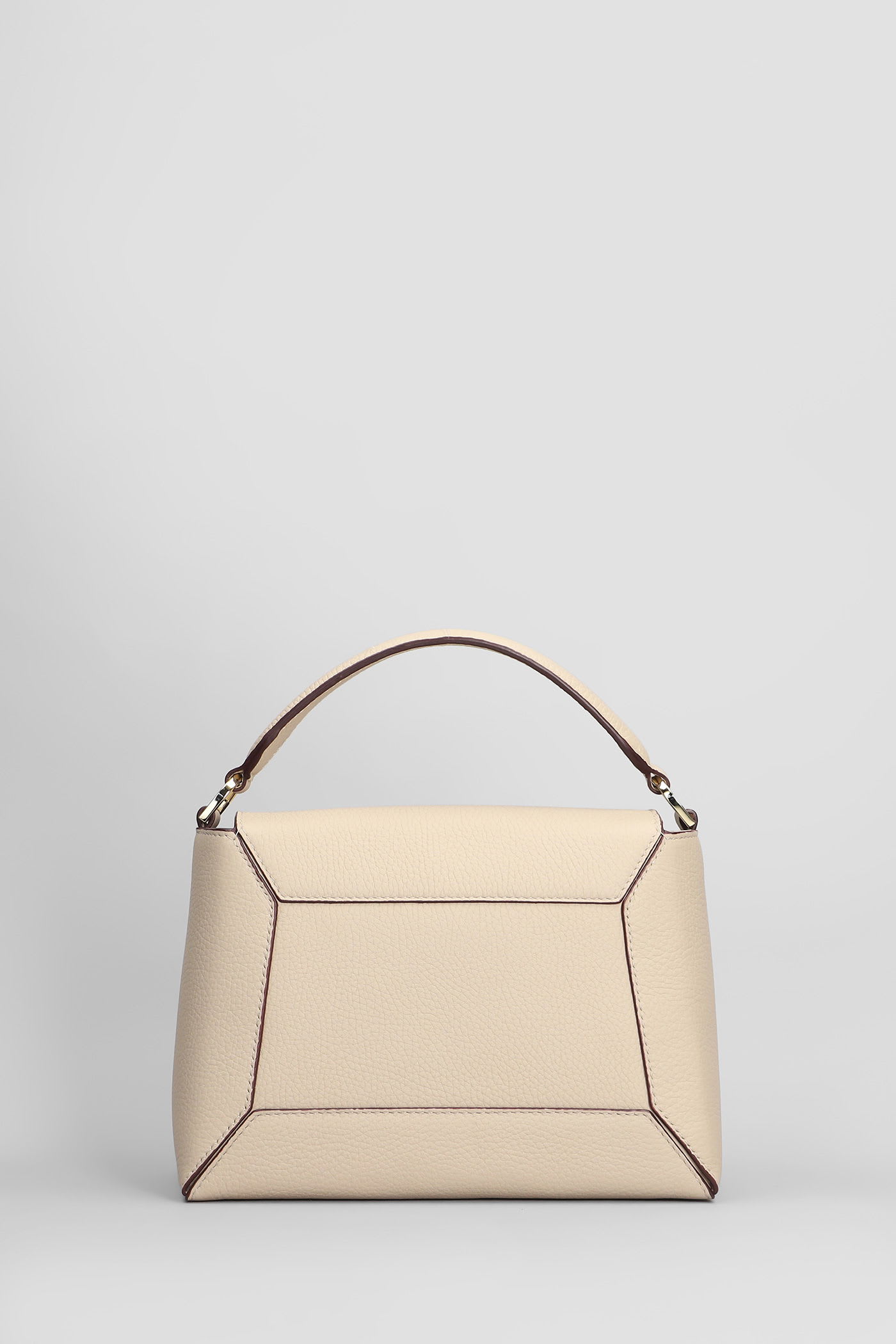 Strathberry Mosaic Shoulder Bag In Taupe Leather In Brown
