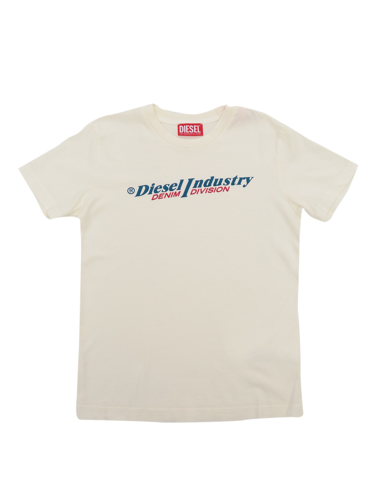 Diesel Kids' Tdiegoind T-shirt In Grey