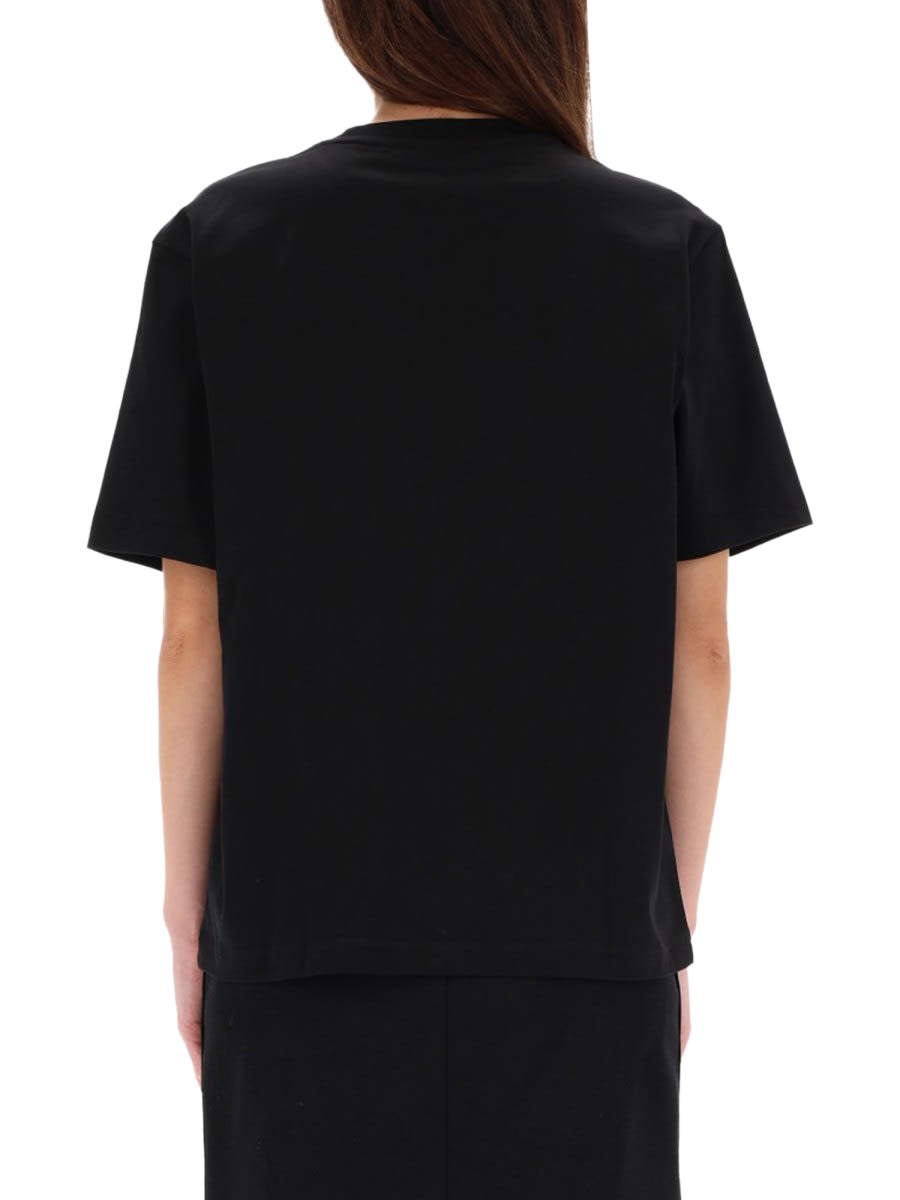 Lacoste T-shirt With Logo In Black
