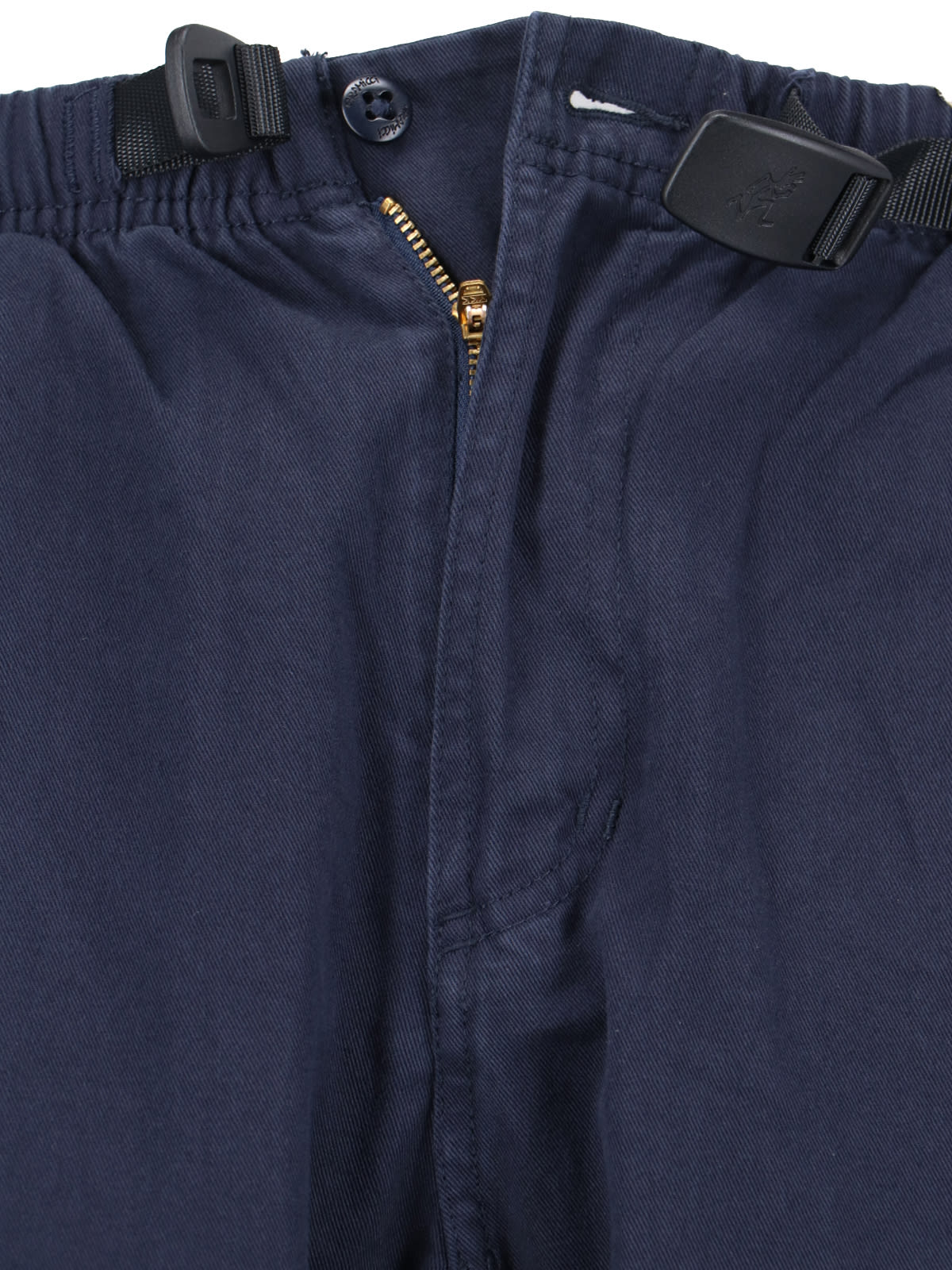 Shop Gramicci Straight Trousers In Blue