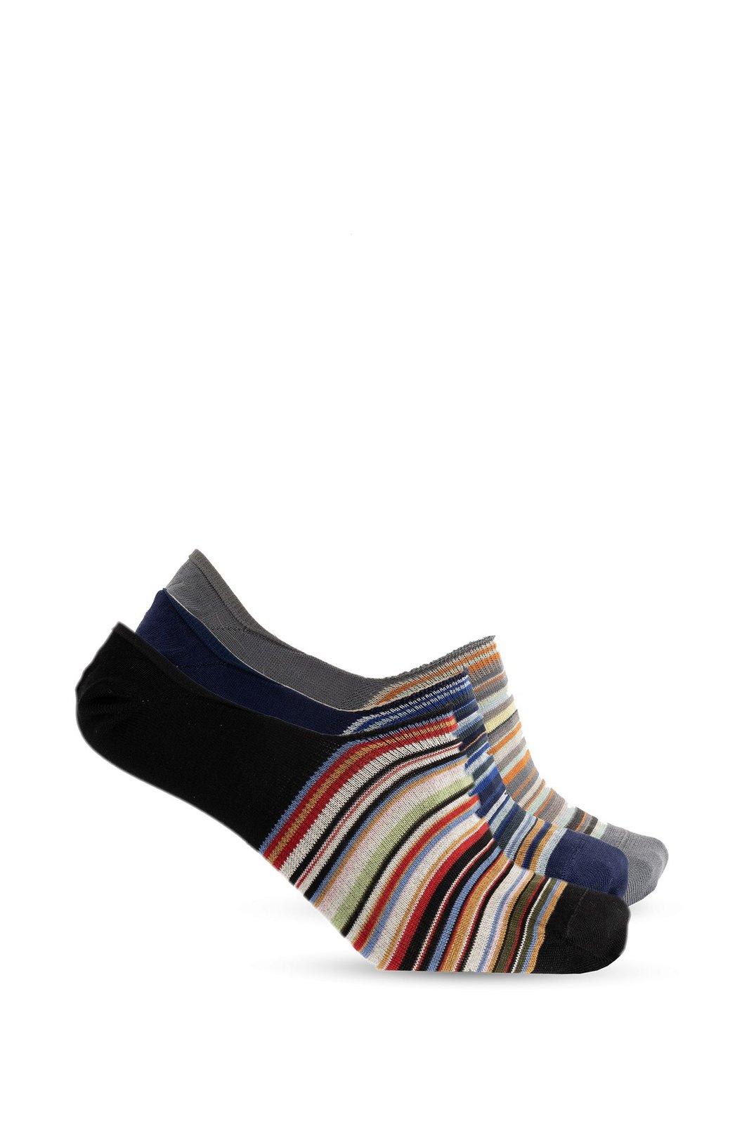 Paul Smith Socks Three Pack In Multicolour
