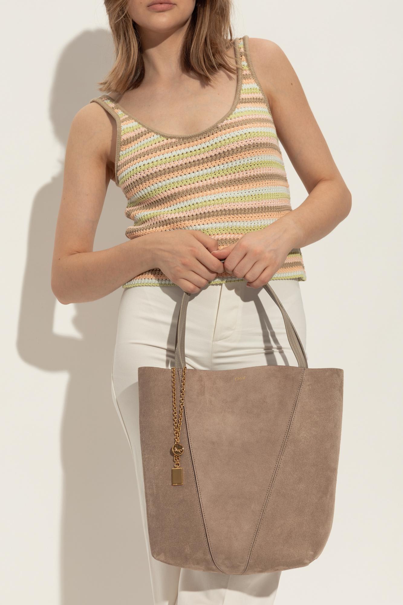 Chloé Large Spin Chain-embellished Tote Bag
