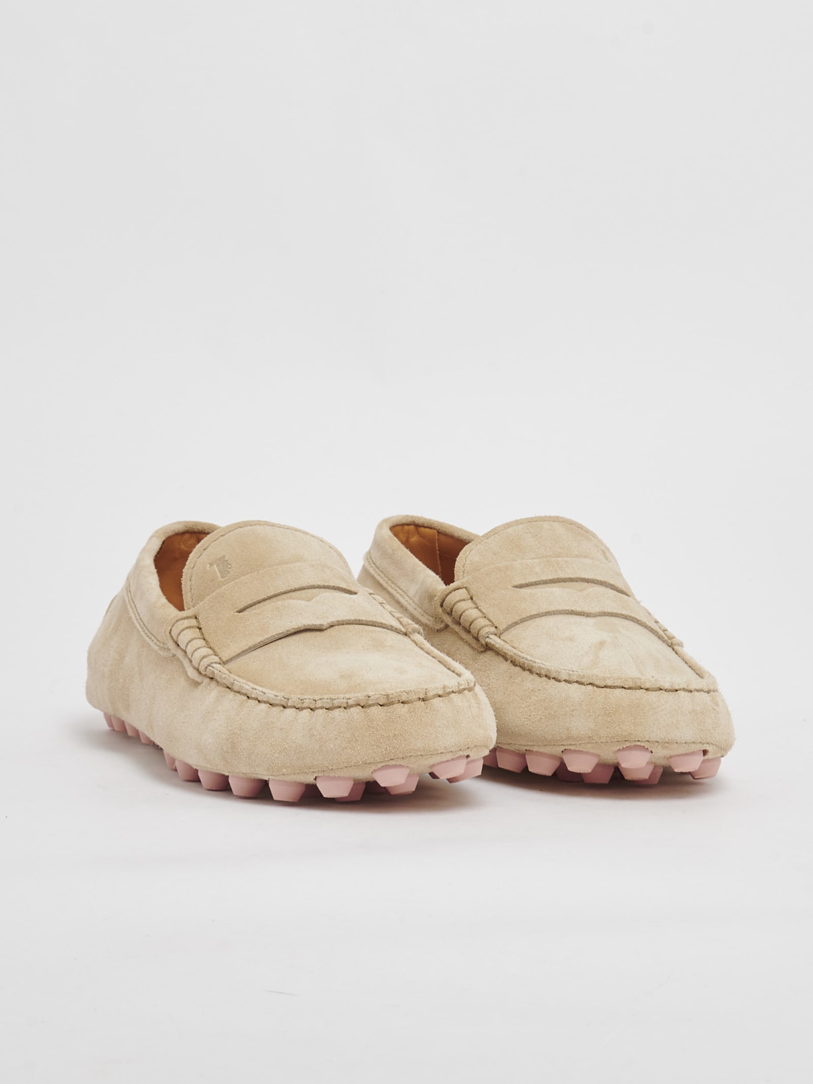 Tod's Gommino Bubble Loafer In Sabbia