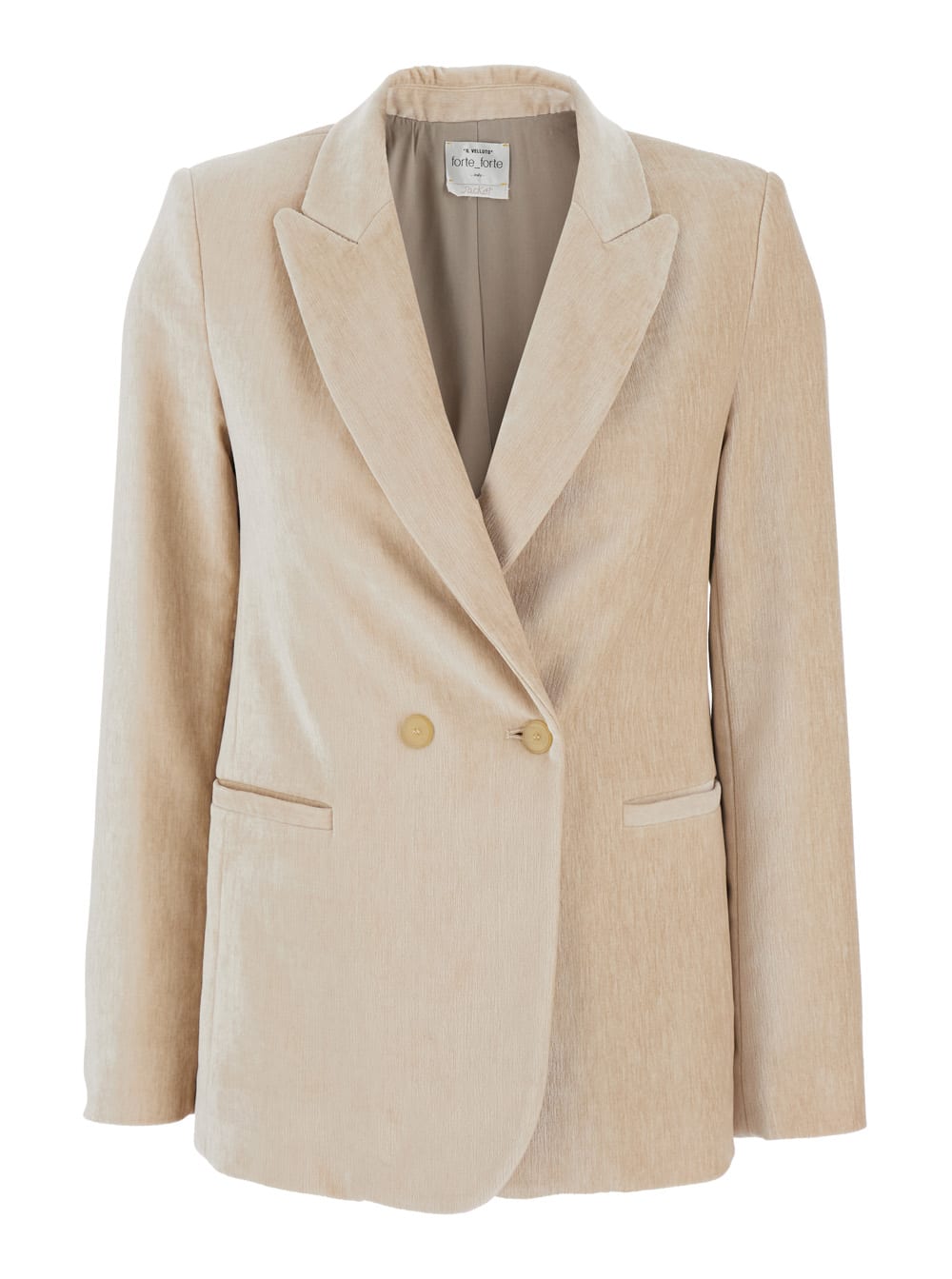 Forte_Forte Velvet Doiuble Breasted Blazer