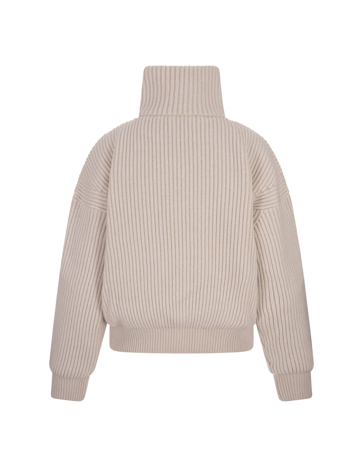 Shop Fedeli Rikki Padded Bomber Jacket In Ice Cashmere In White