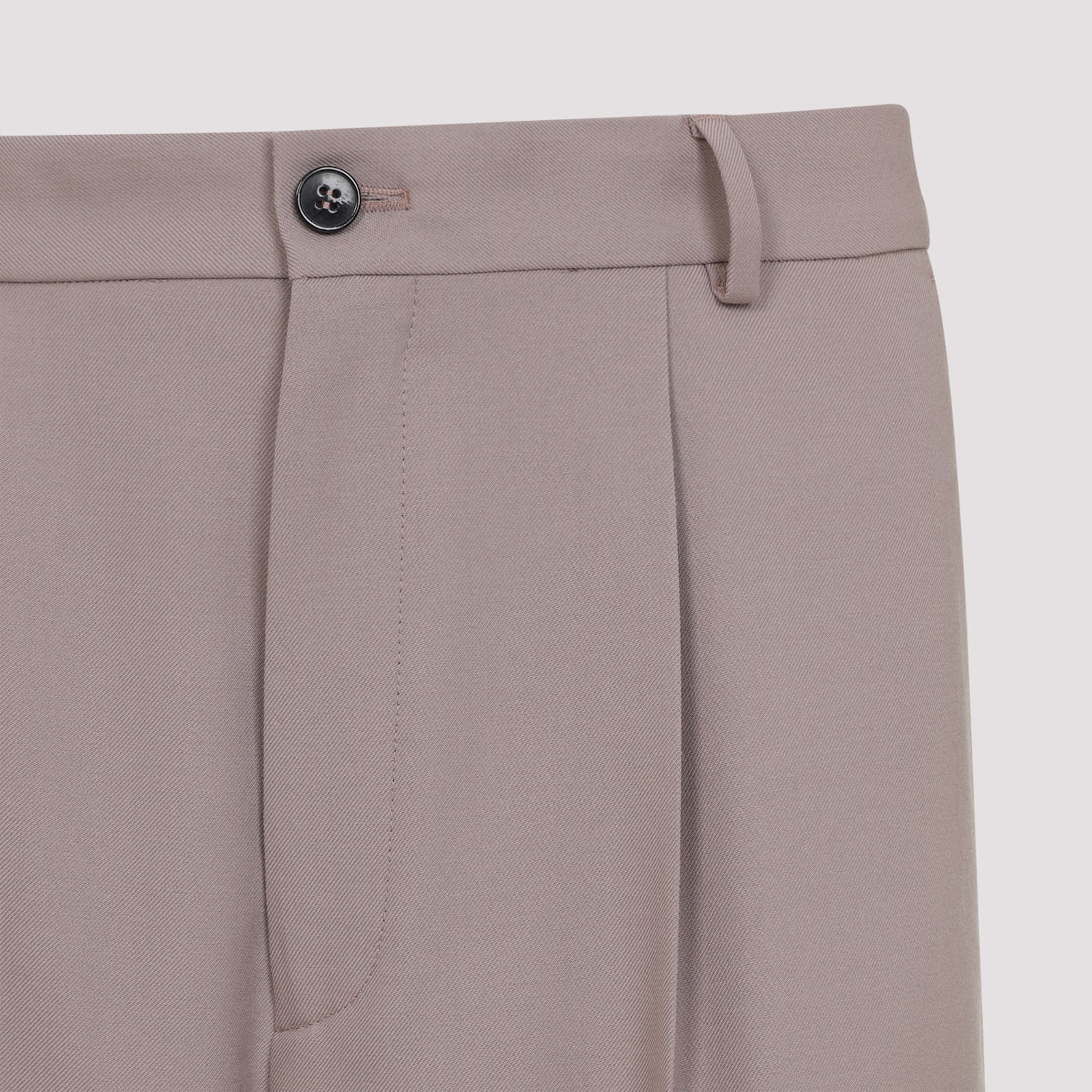 Dries Van Noten Straight-leg Trousers With Clean Front Pleat In Pink