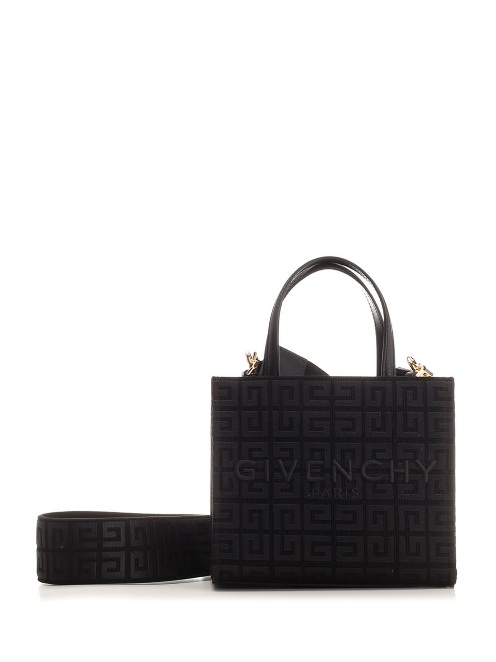 Shop Givenchy G-tote Mini In Nero