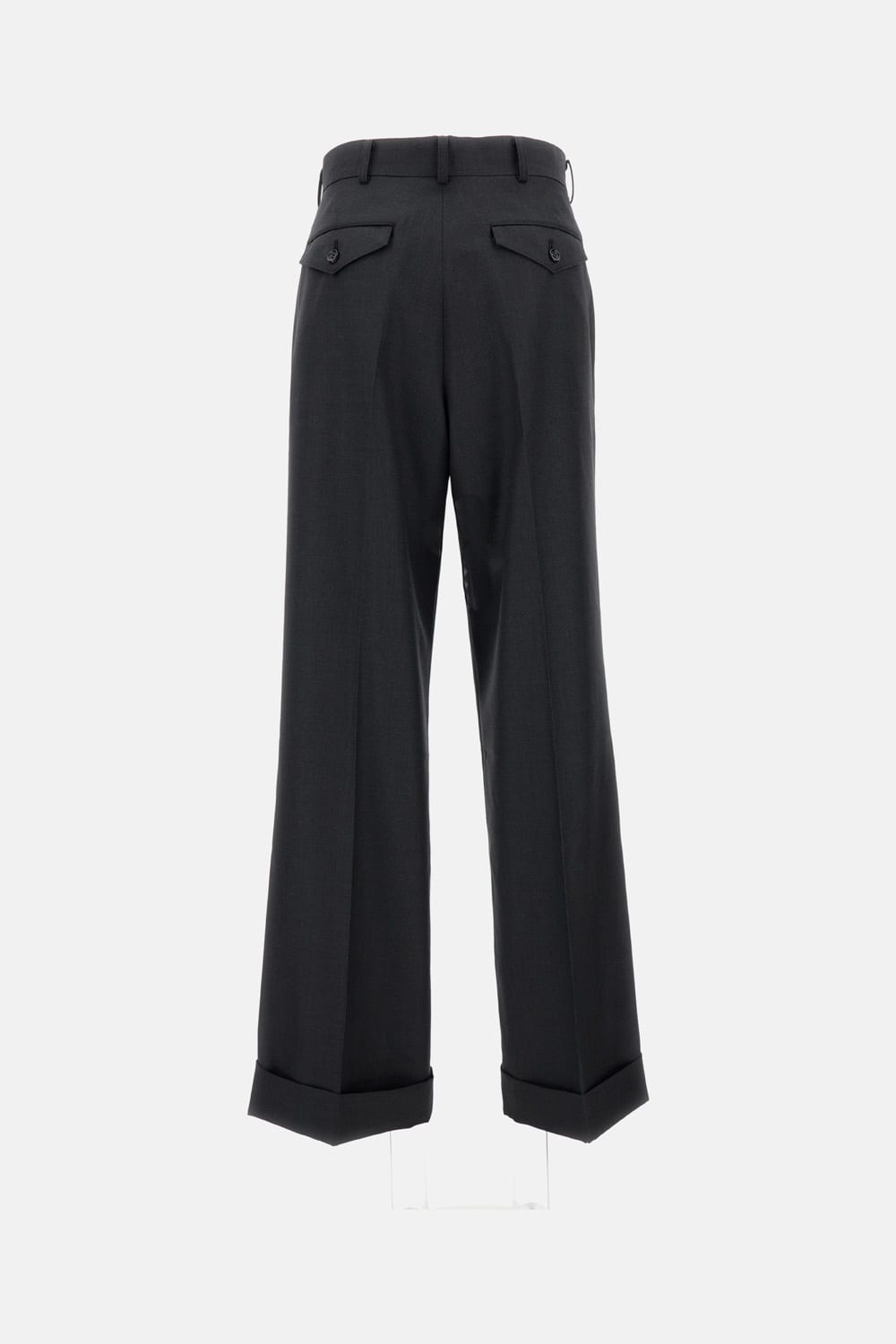 Junya Watanabe Tailored Wool Trousers In Black
