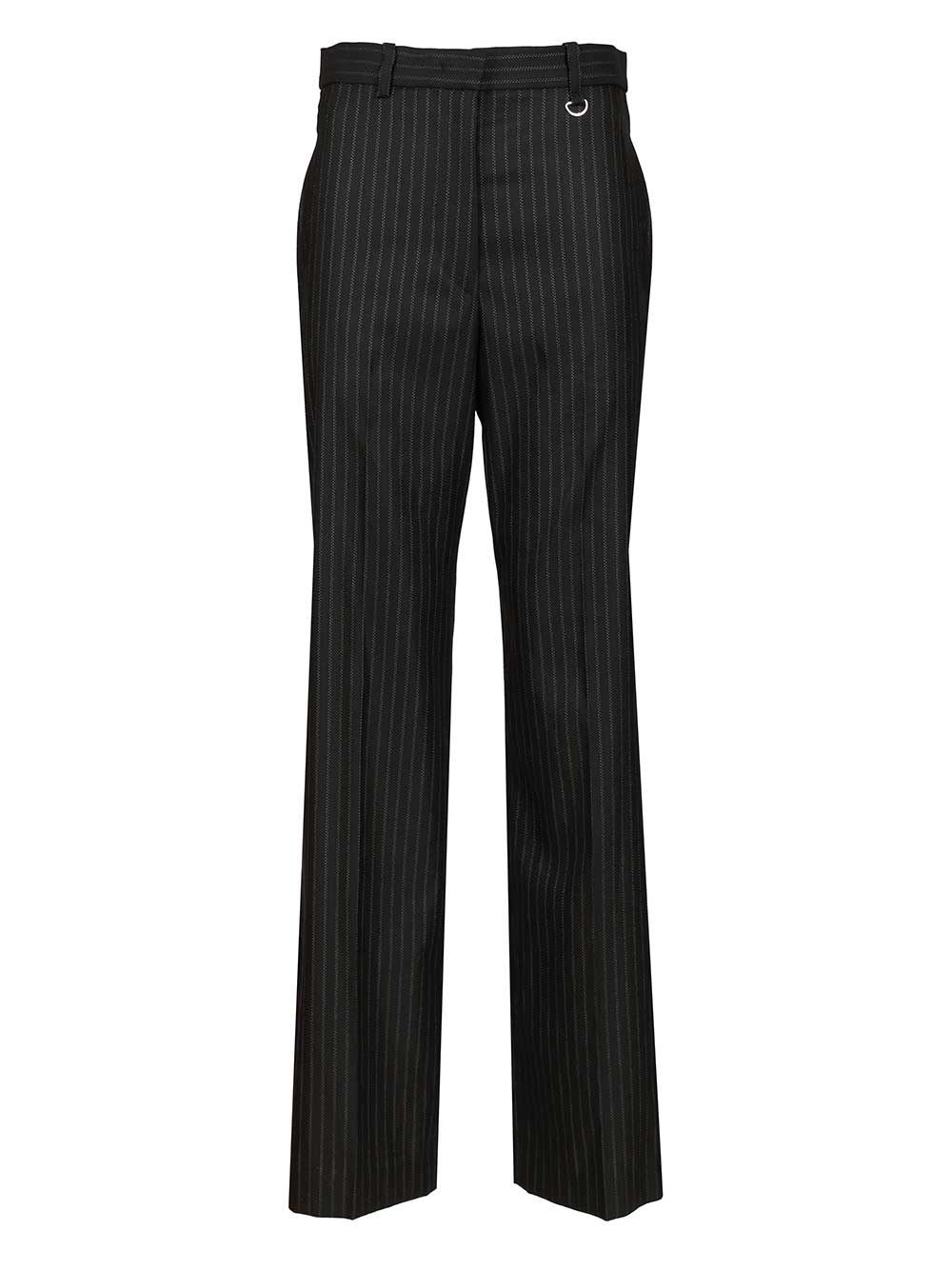Isabel Marant Noanda Pinstriped Suit Trousers In Black
