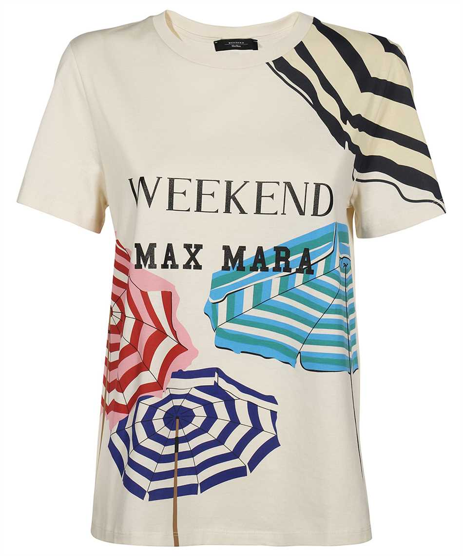 Weekend Max Mara Cotton T-shirt In White