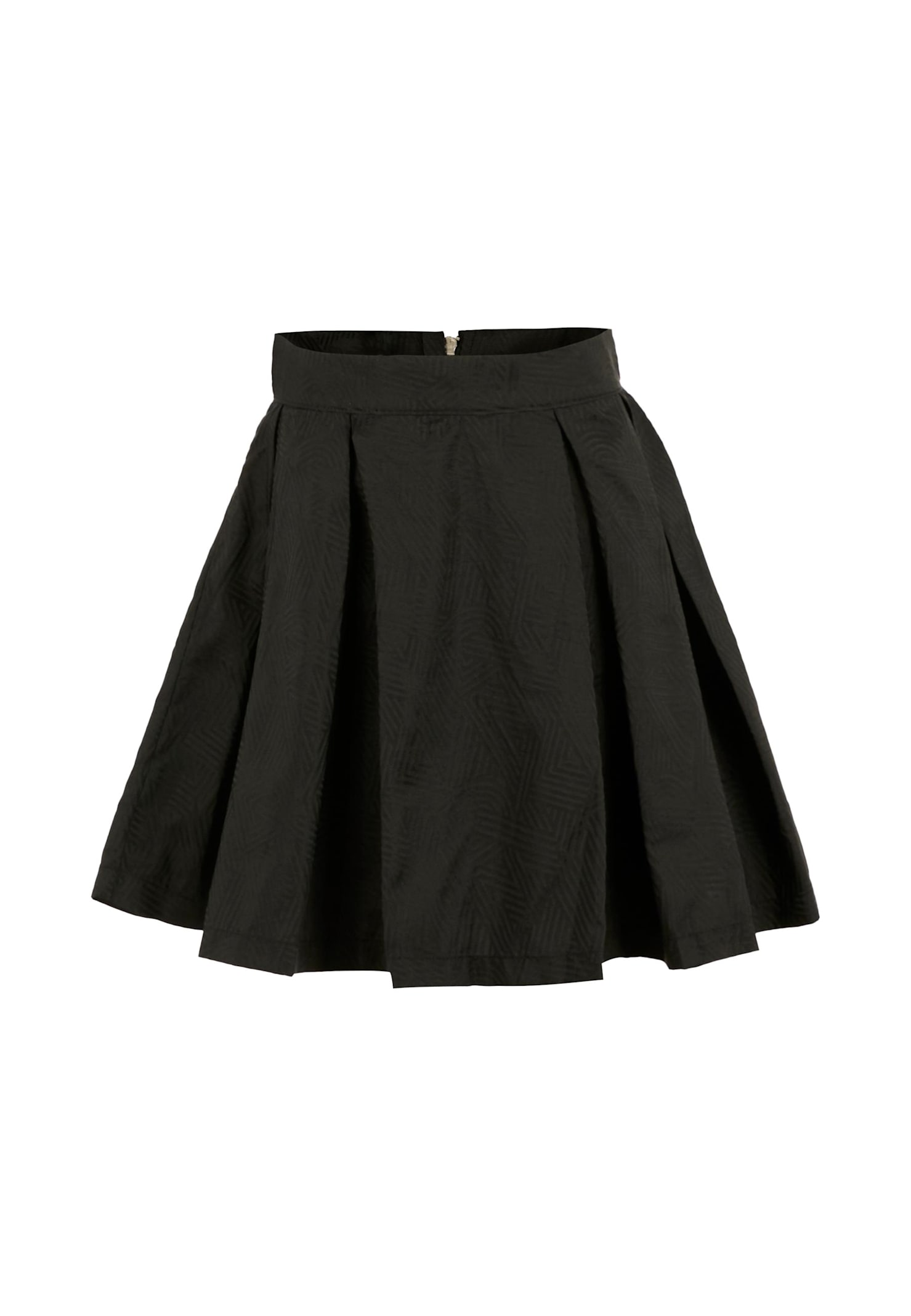 Dkny Black Skirt For Girl In Multi