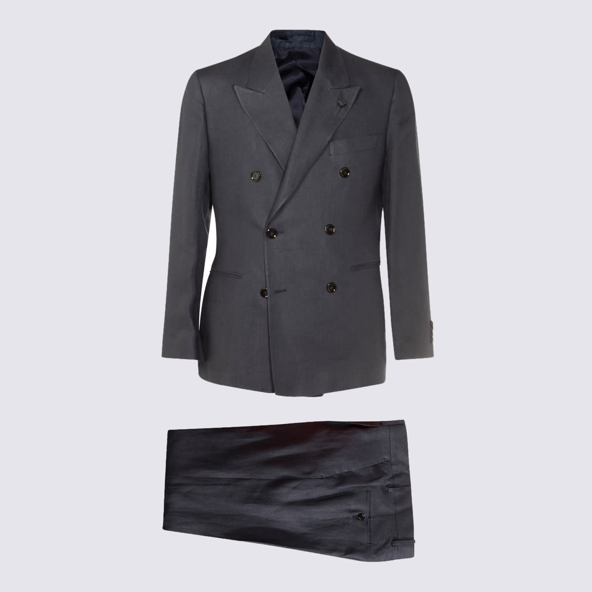 Lardini Dresses Blacks And Greys In Black