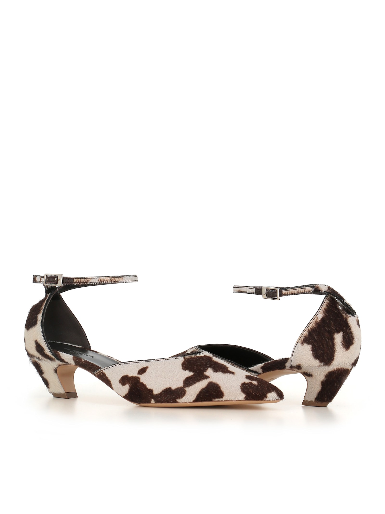 Le Monde Beryl Victoria Cow-print Calf Hair Pumps In Brown