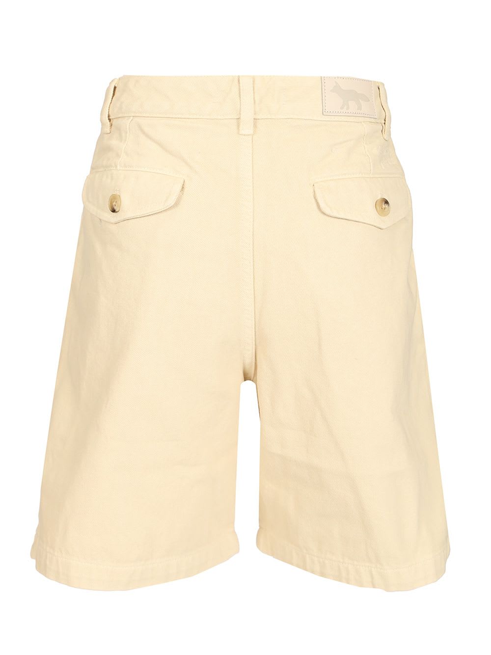 Shop Maison Kitsuné Pleated Shorts