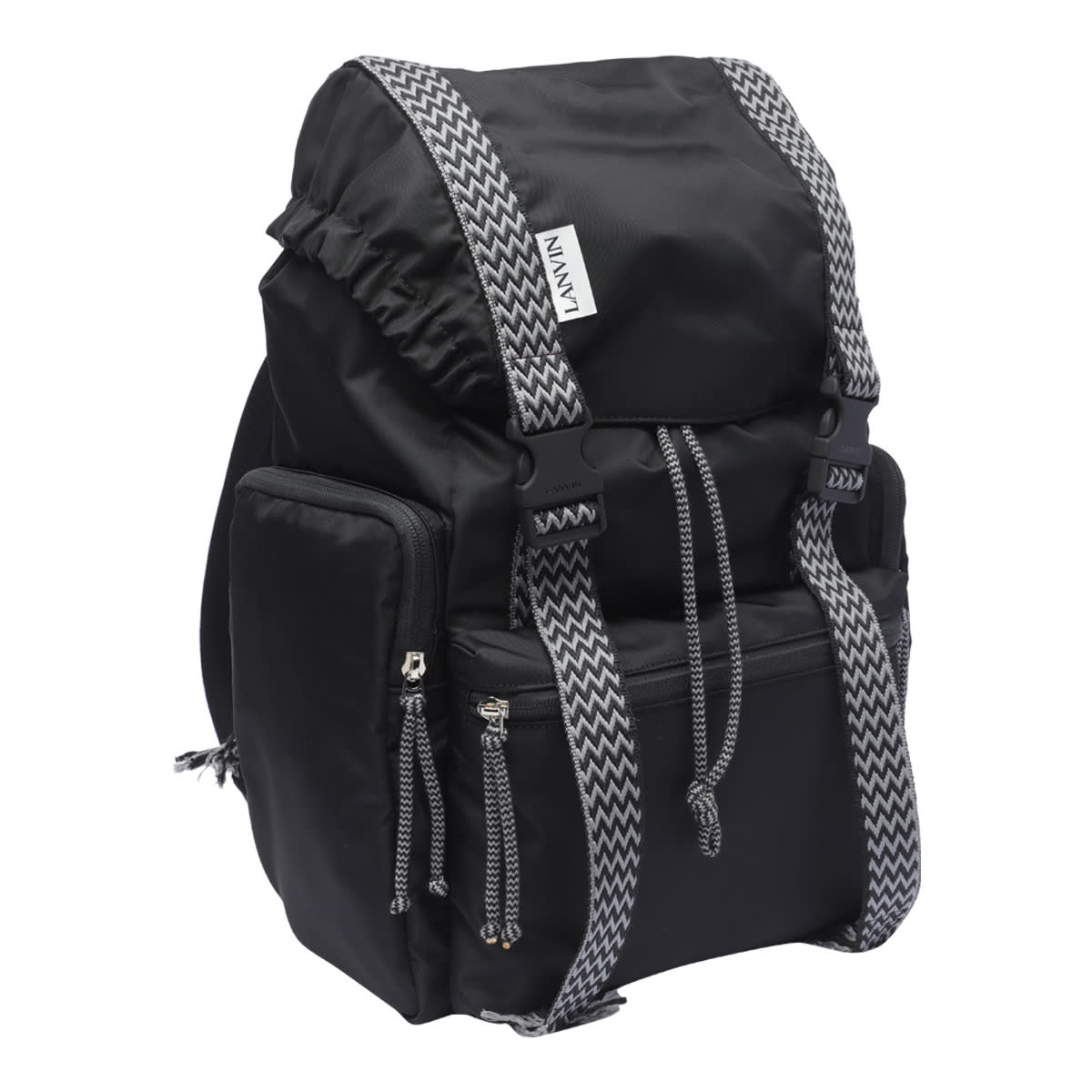 Shop Lanvin Curb Backpack In Black