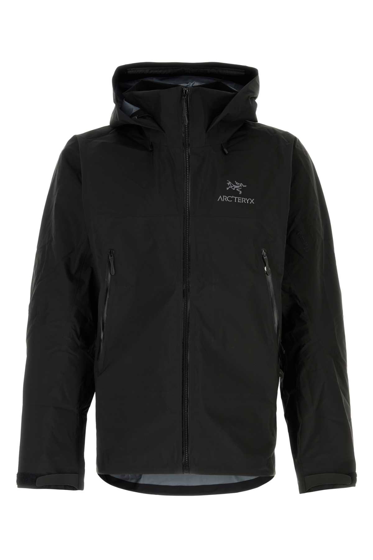 Black Nylon Beta Ar Jacket