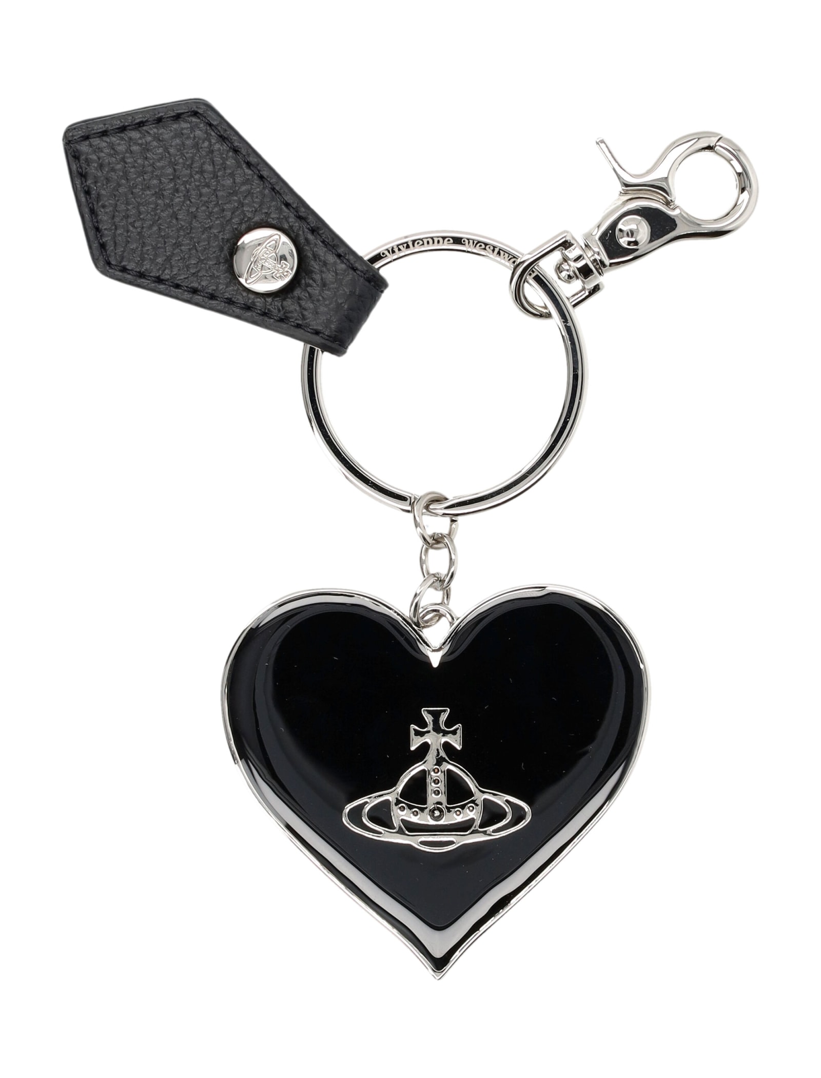 Mirror Heart Orb Keyring