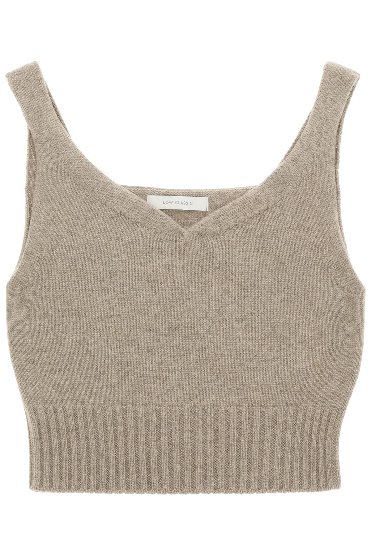 Low Classic Wool And Cachemire Top