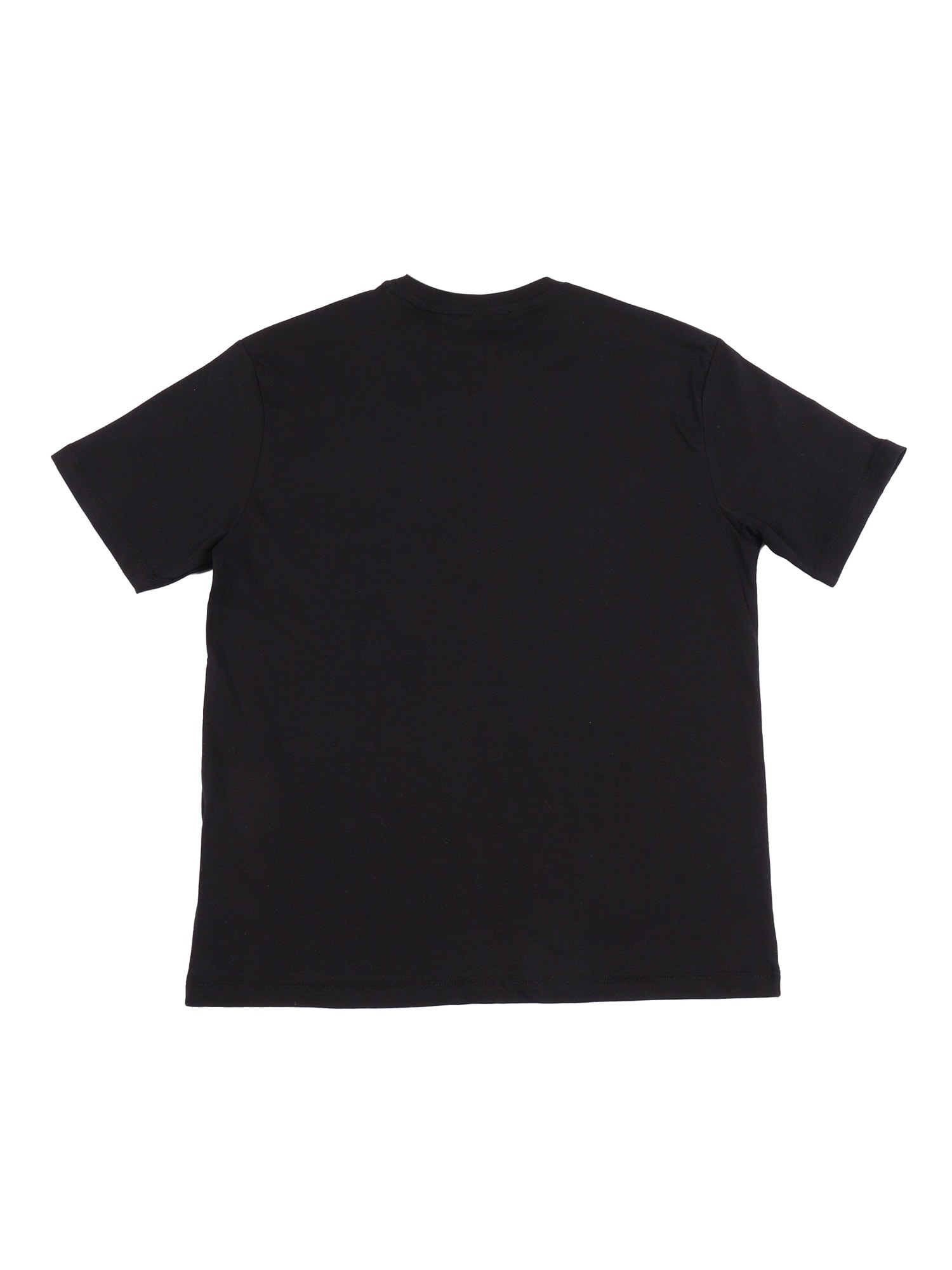 Msgm Jersey T-shirt Girl In Black