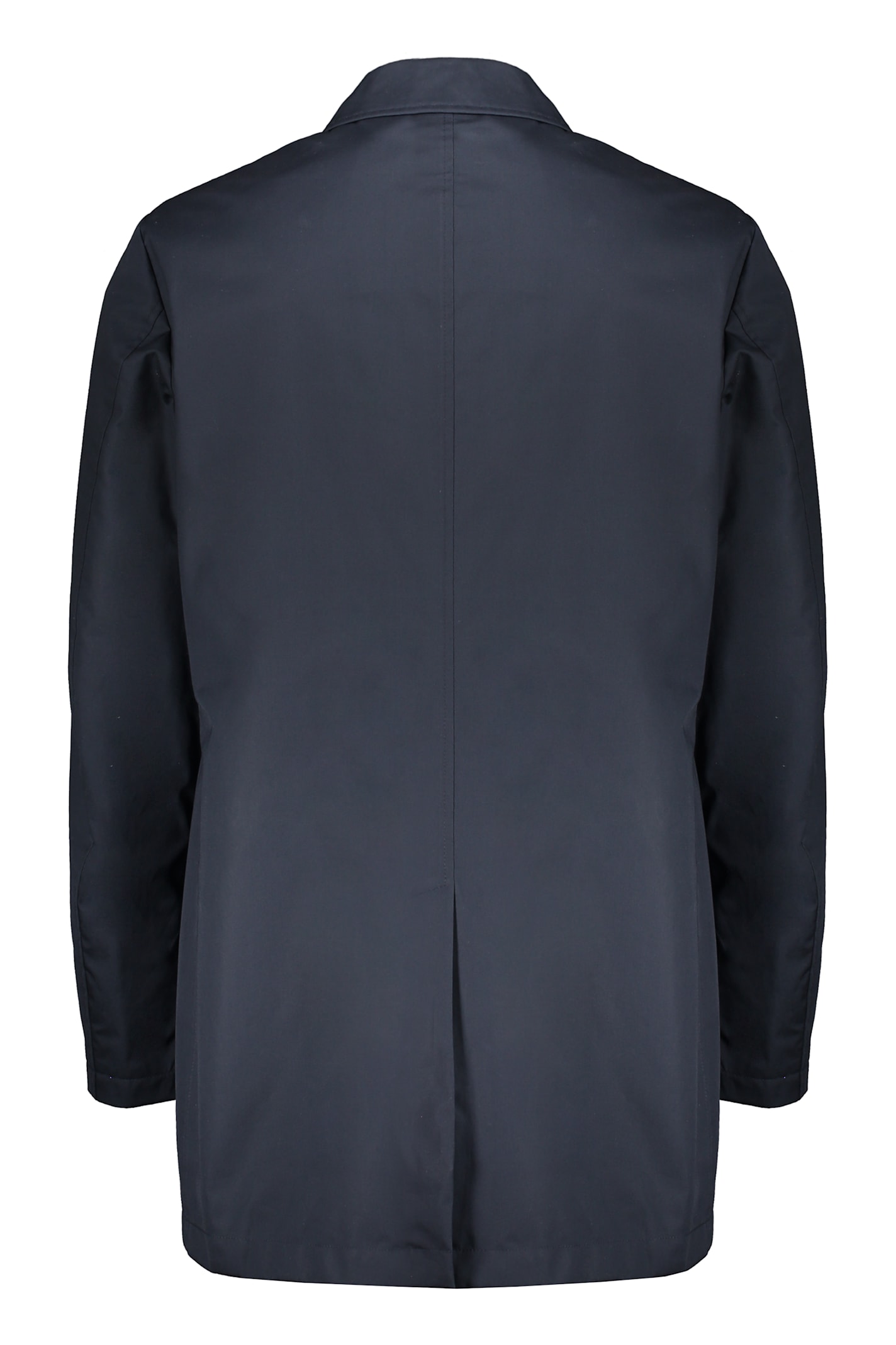 Moorer Techno Fabric Raincoat In Blue