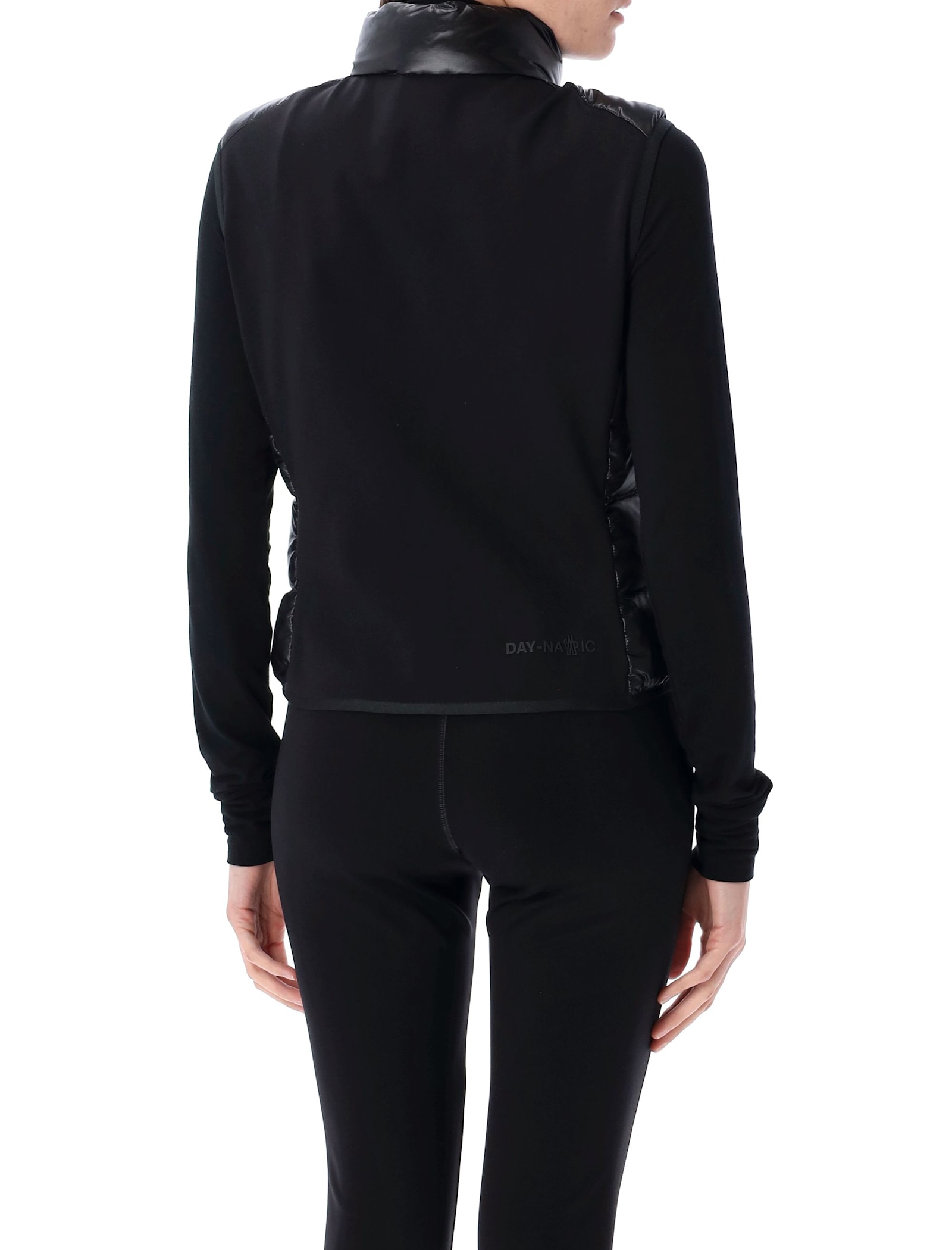 Moncler Genius Padded Zip-up Gilet In Black