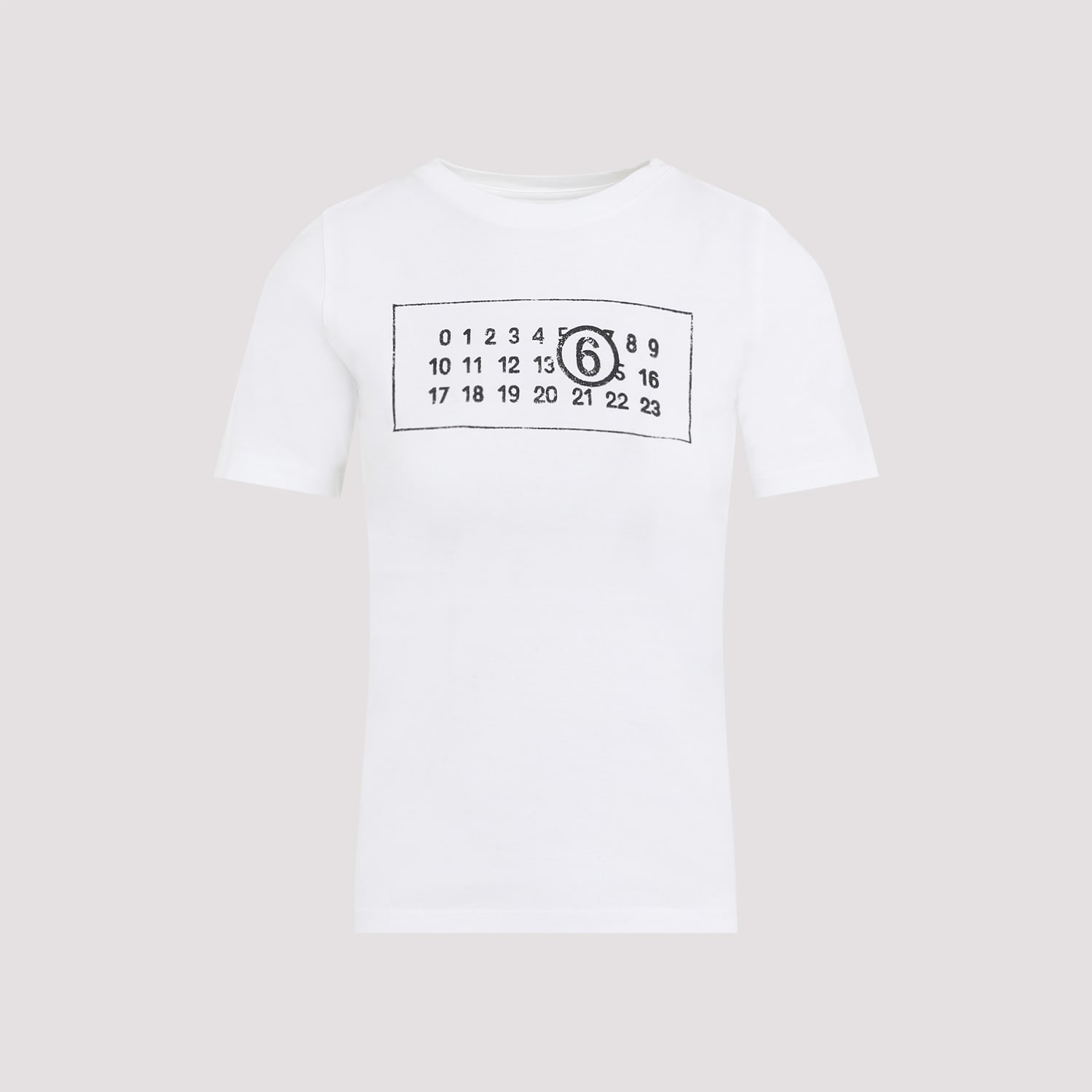 Shop Mm6 Maison Margiela T-shirt In White