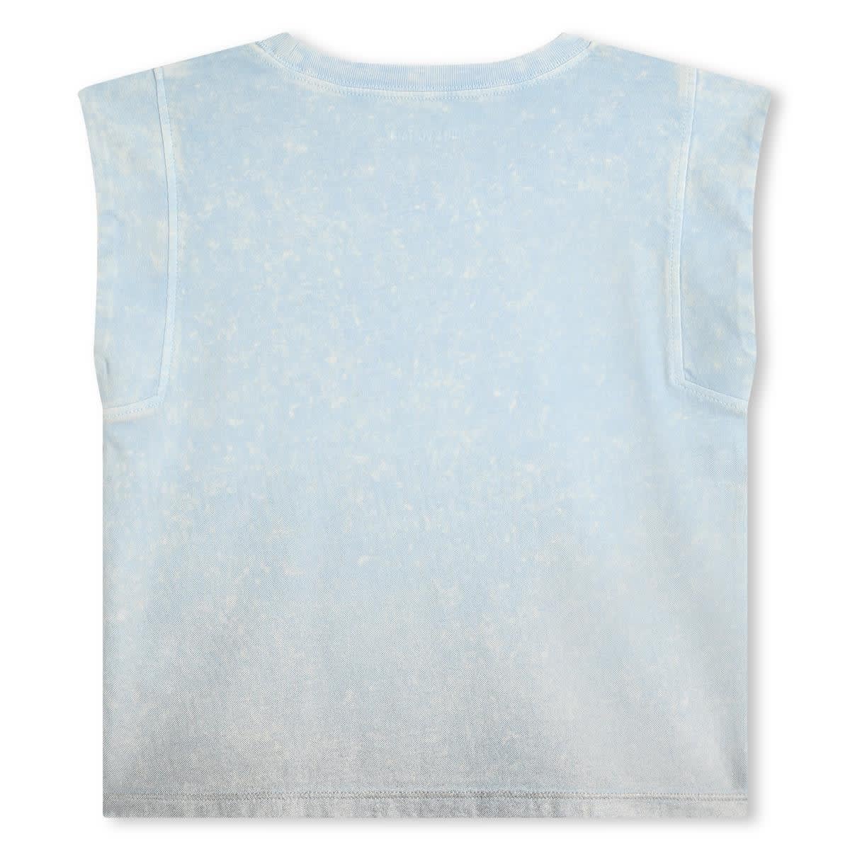 Shop Zadig &amp; Voltaire T-shirt Con Stampa In Light Blue