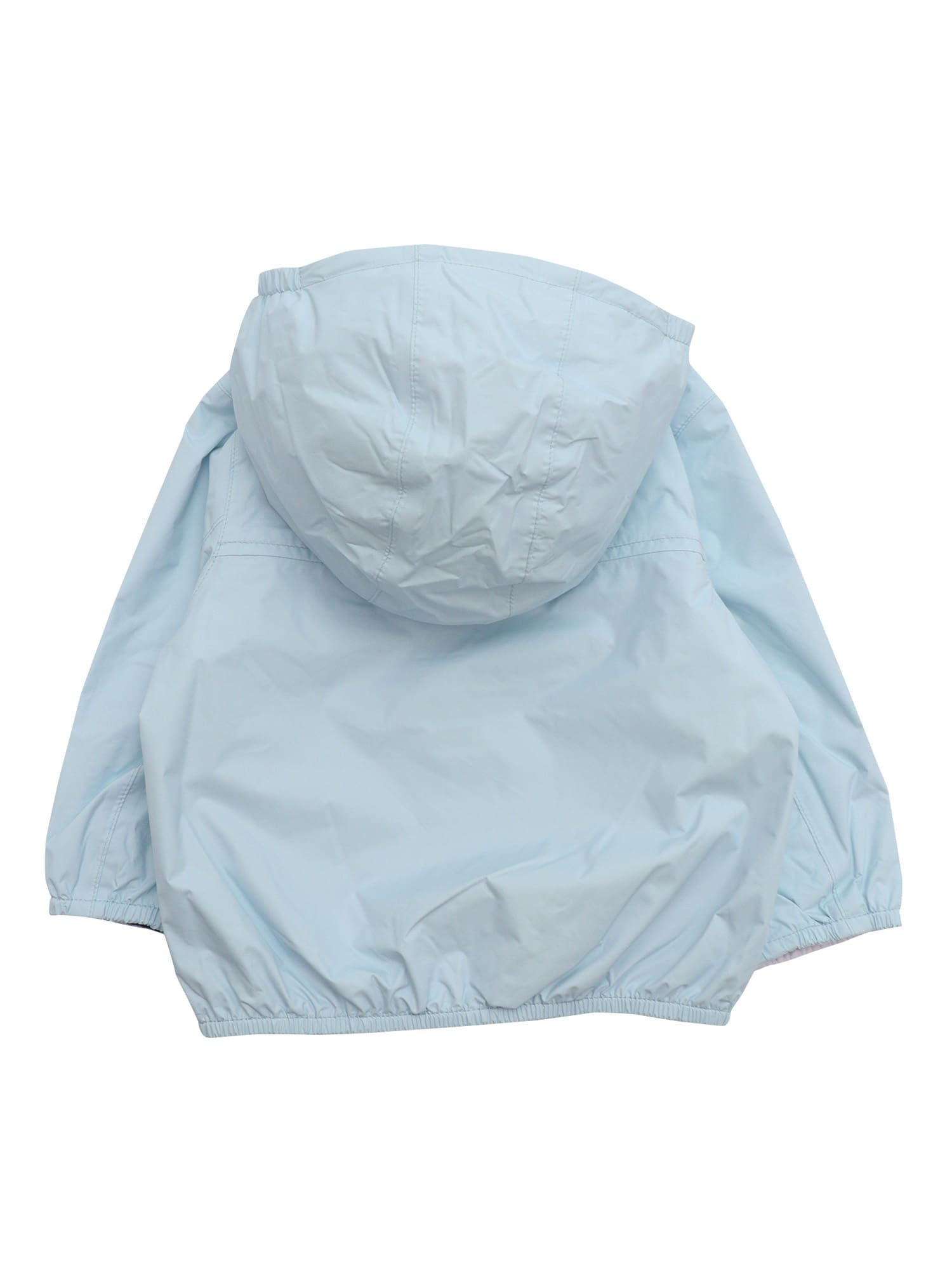 Shop K-way E. Jake Plus.2 Jersey Double Down Jacket In Light Blue