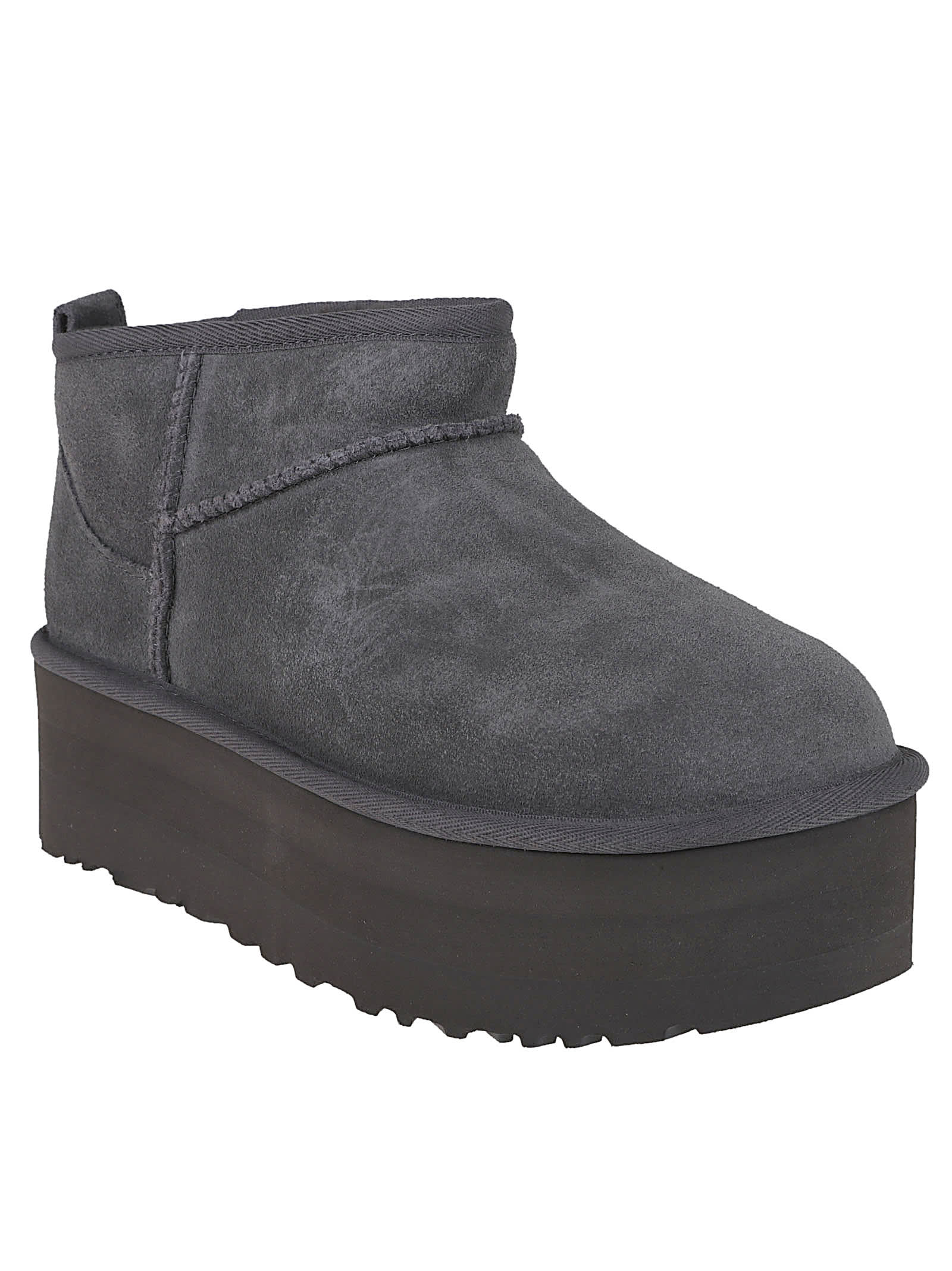 Ugg W Classic Ultra Mini Platform In Gray