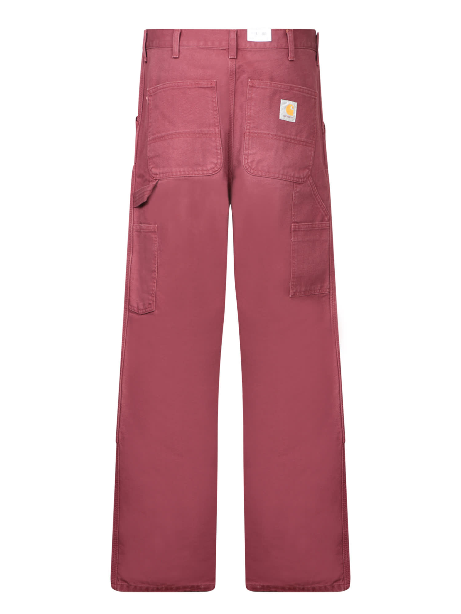 Carhartt Wip Trousers In Malbec