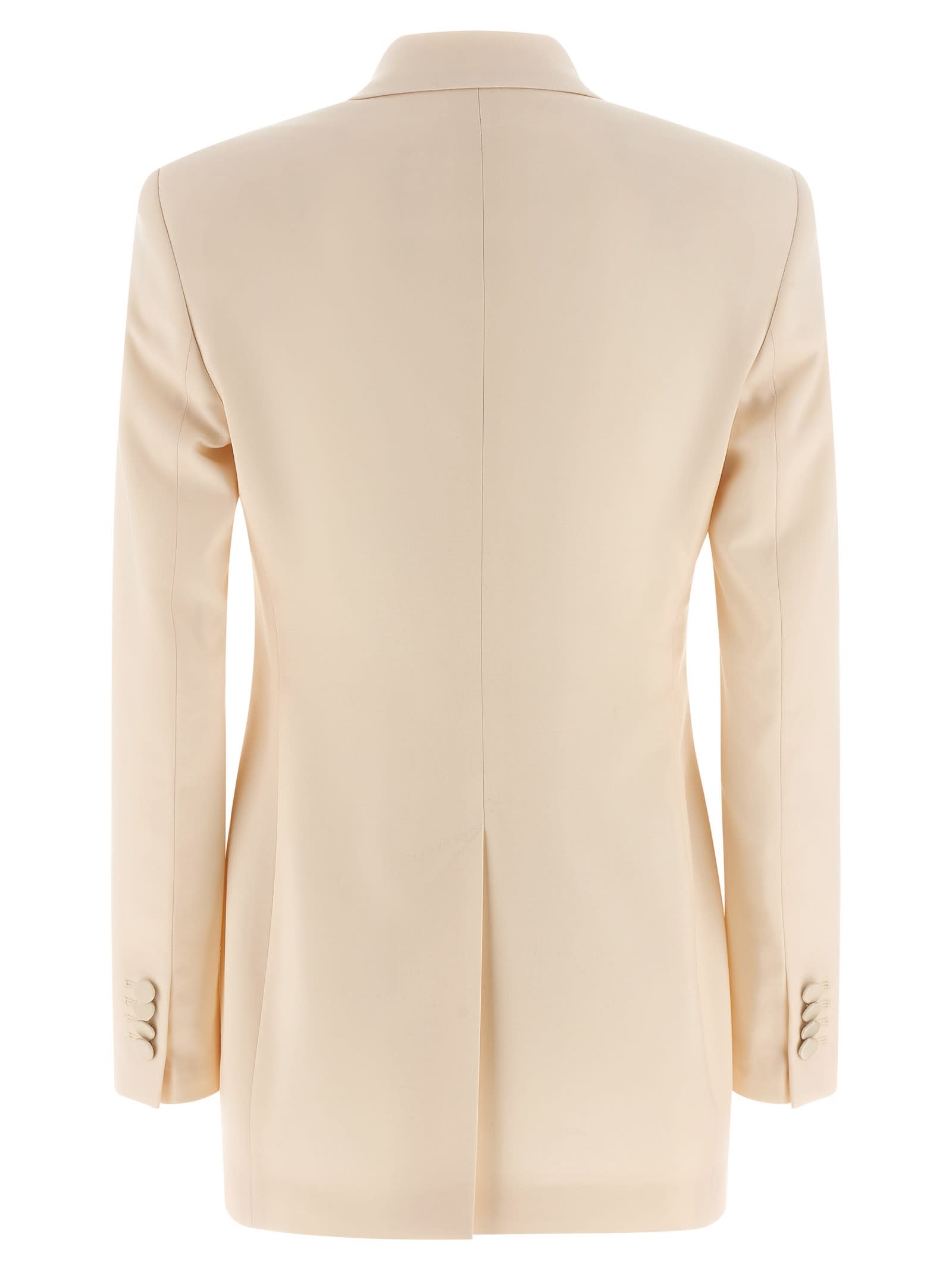 Tagliatore Clarita Tuxedo Dress In White