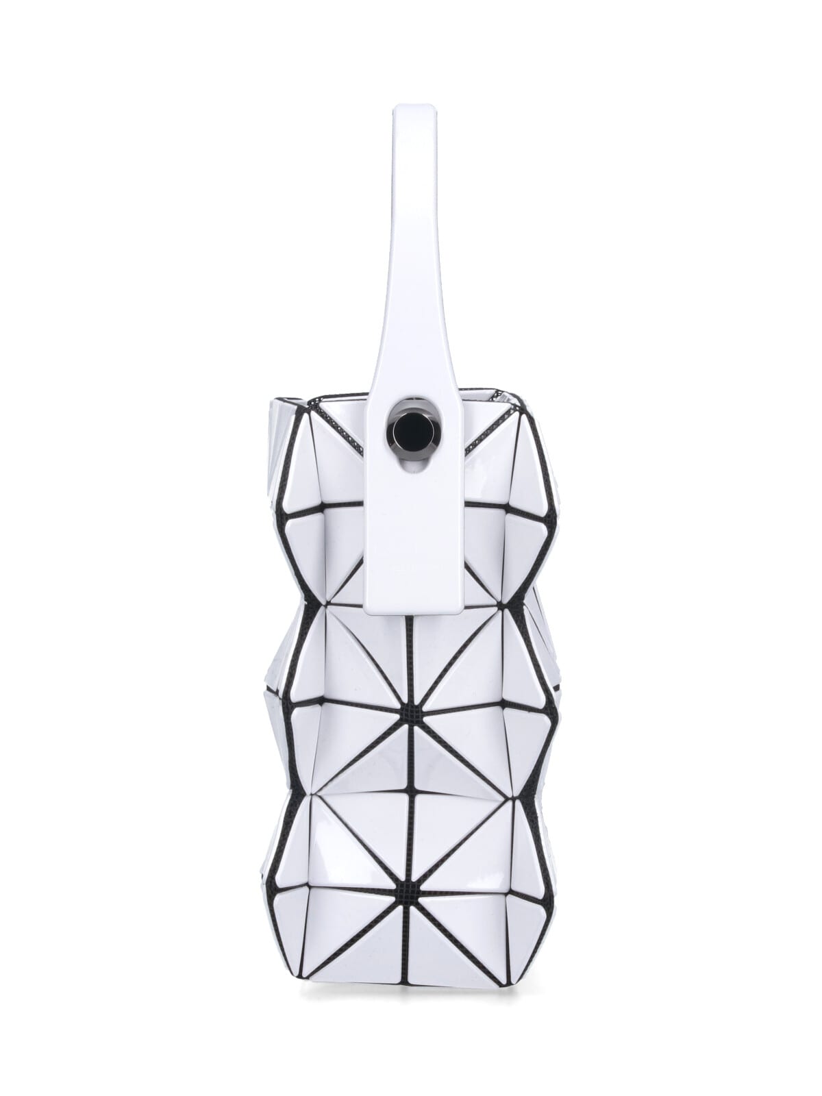 Bao Bao Issey Miyake Geometric Mini Shoulder Bag With Handle In White