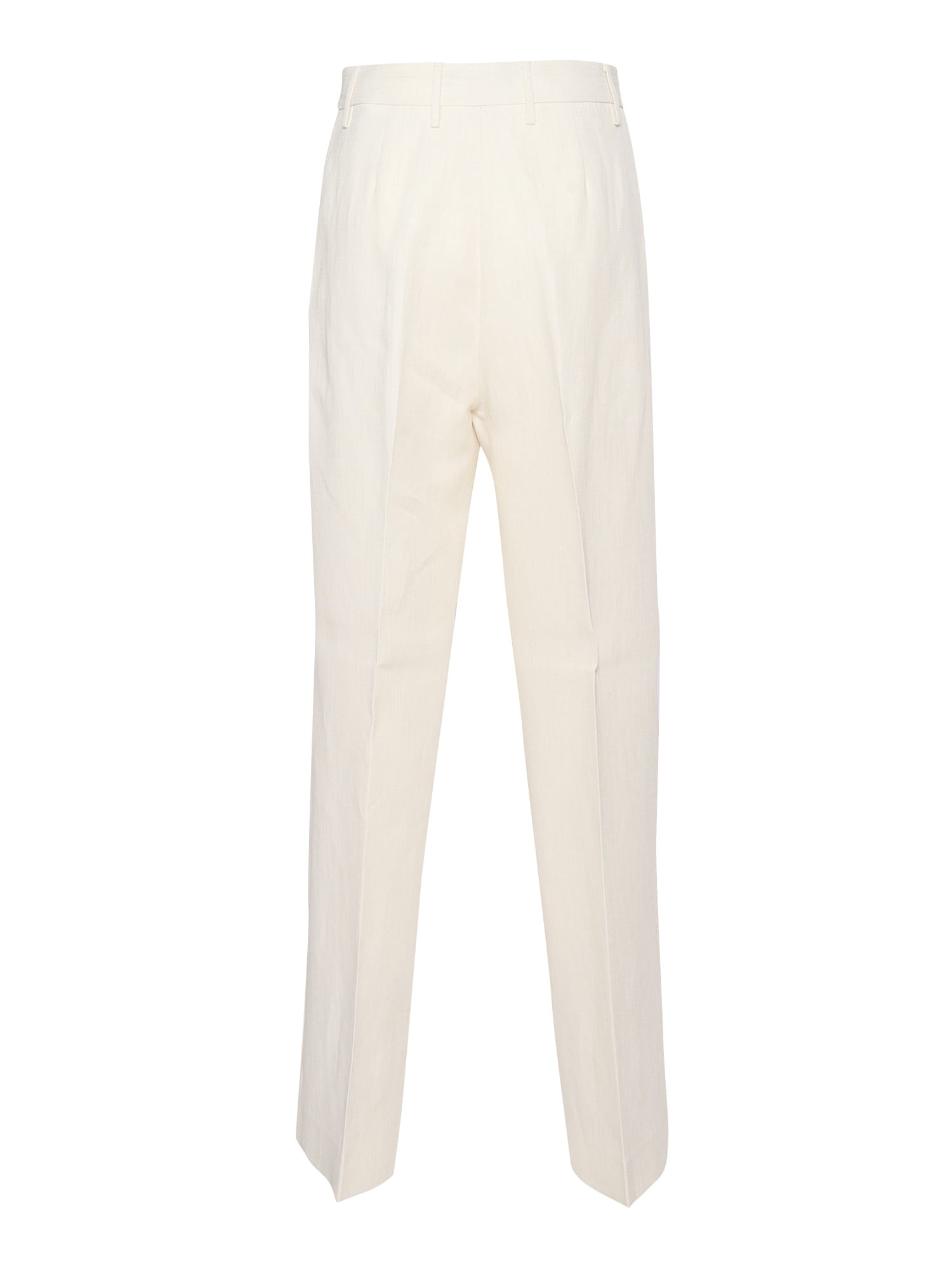 Shop Fabiana Filippi White Trousers