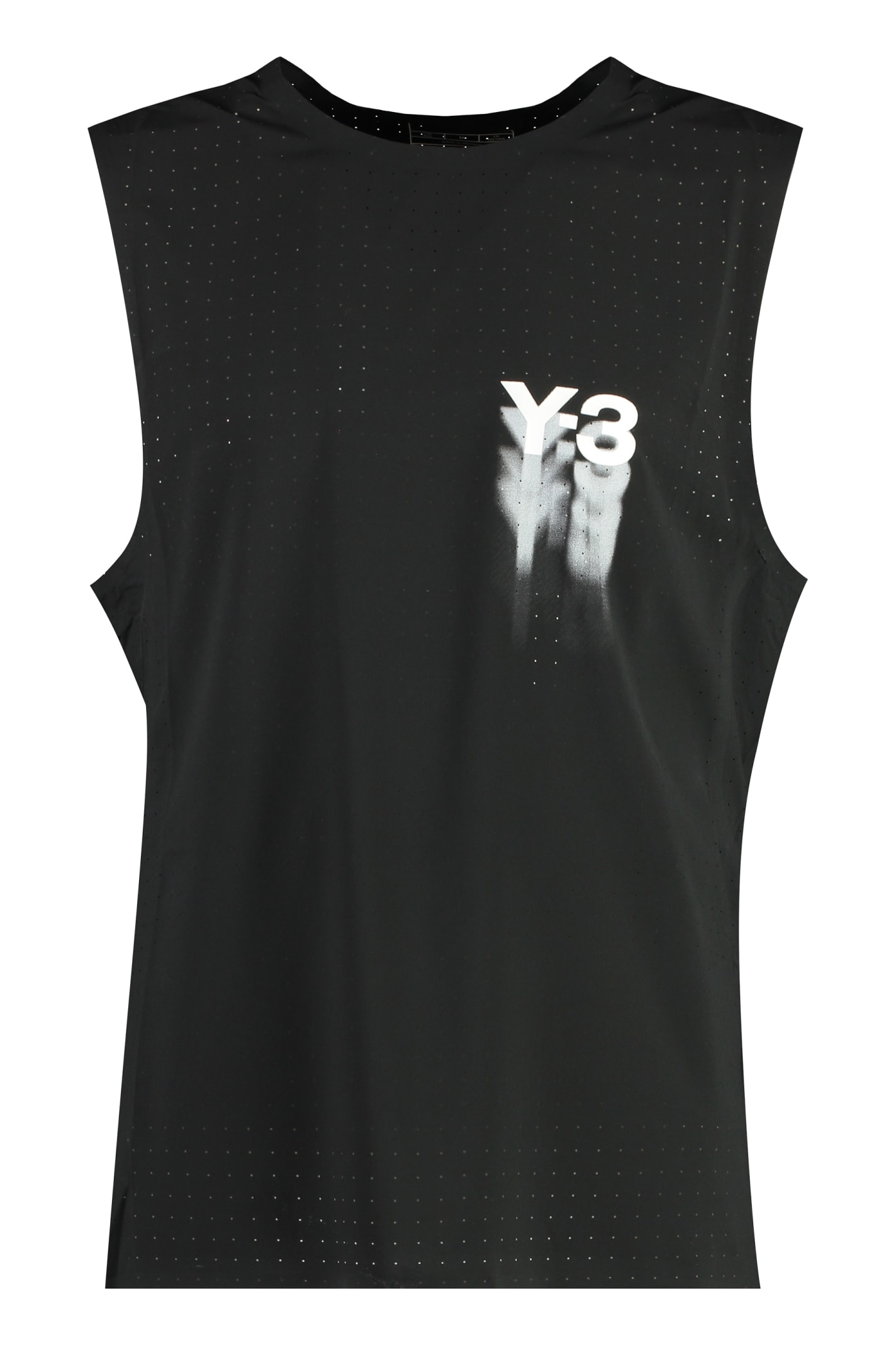 Shop Y-3 Tank Top In Technical Fabric In Black