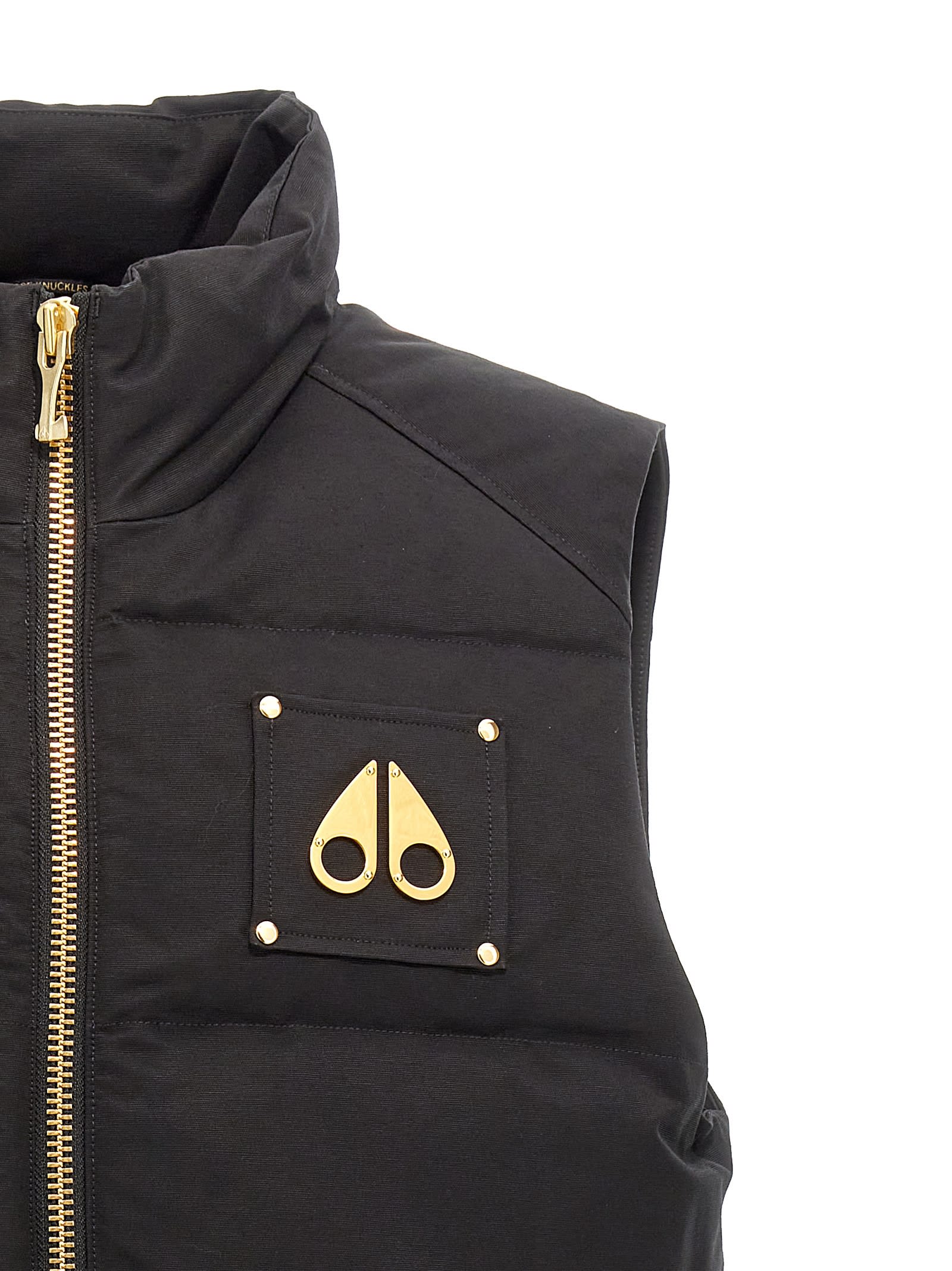 Shop Moose Knuckles Westmount Vest In Black