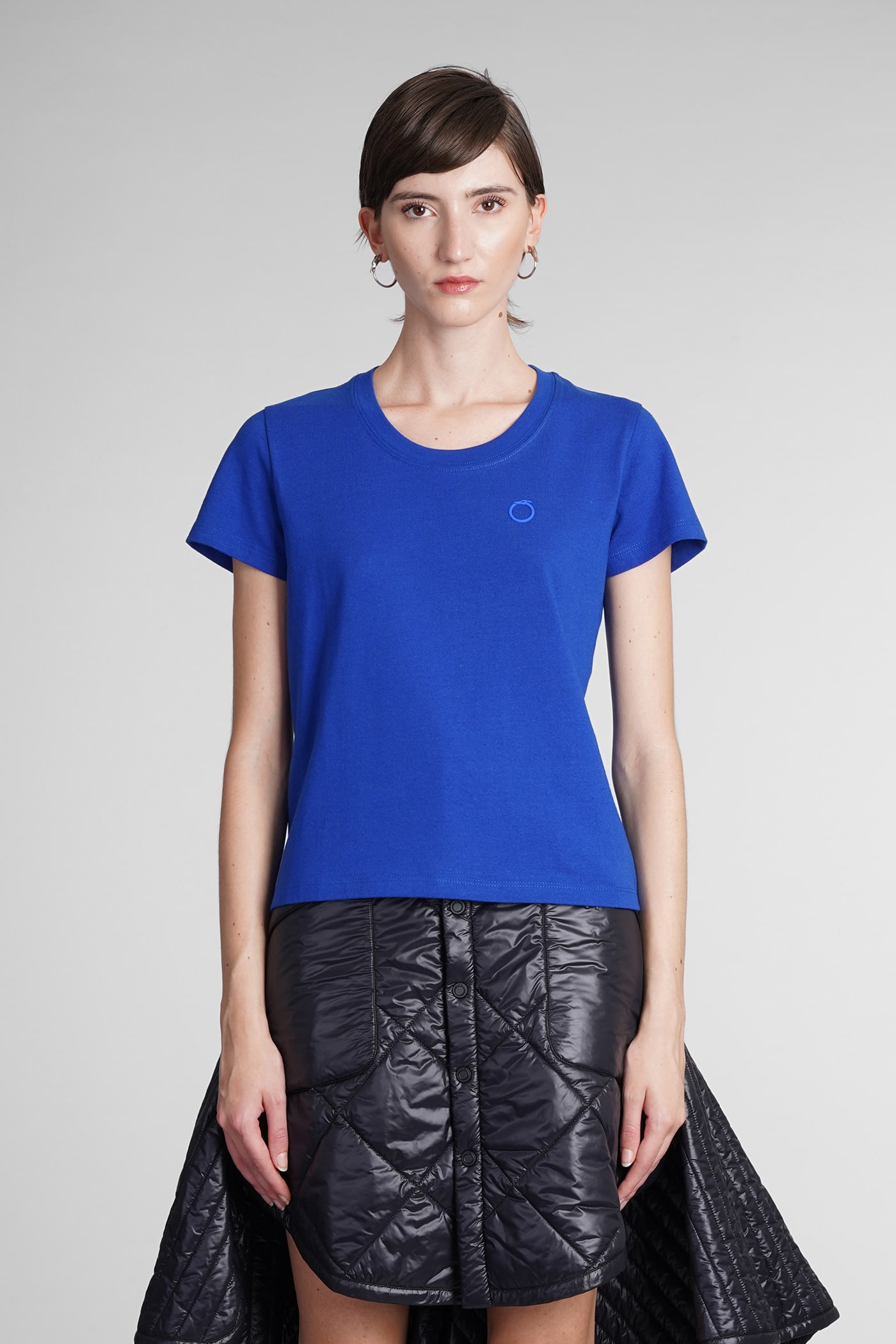 Trussardi T-shirt In Blue Cotton