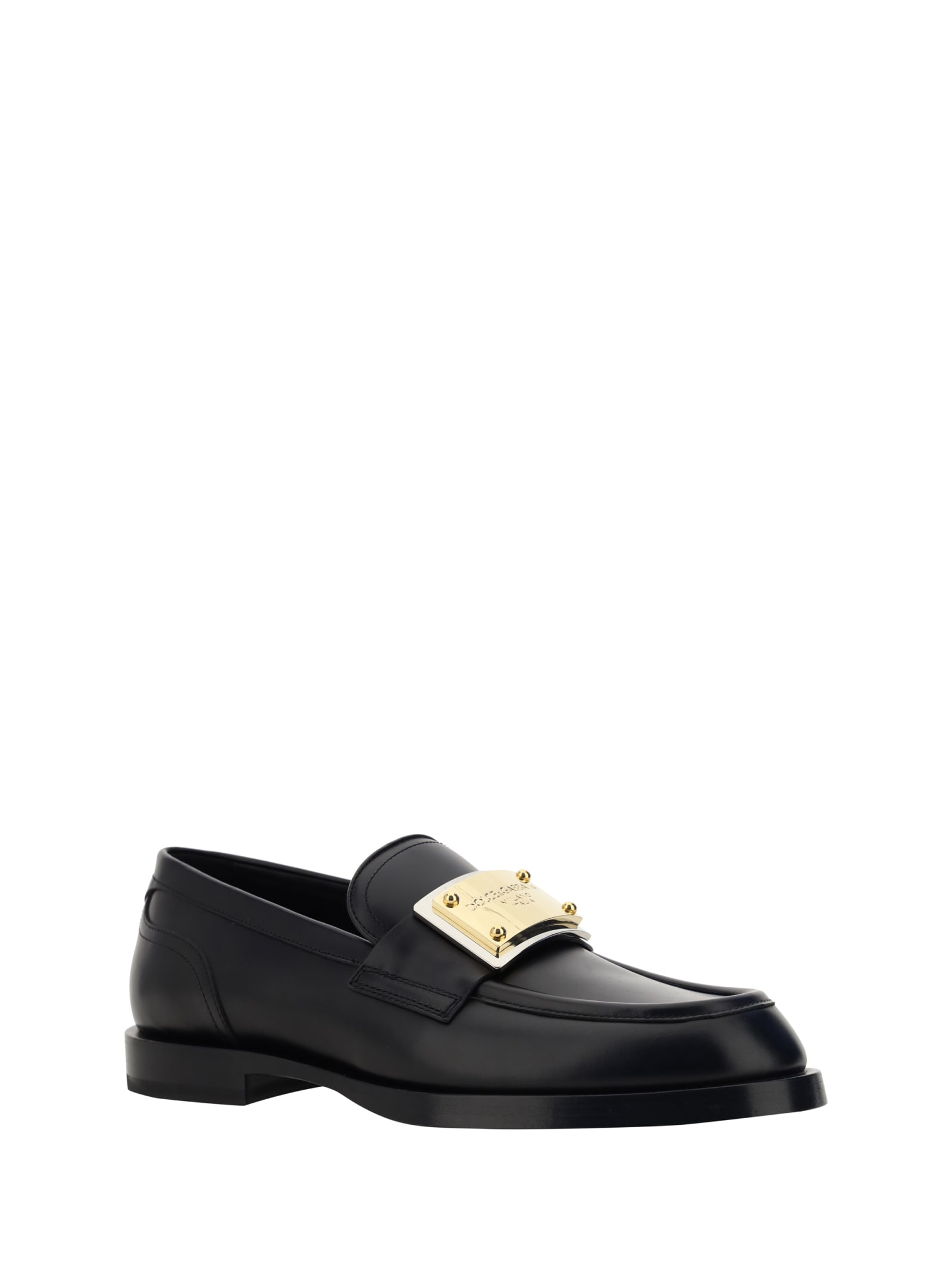 Shop Dolce & Gabbana Loafers In Black