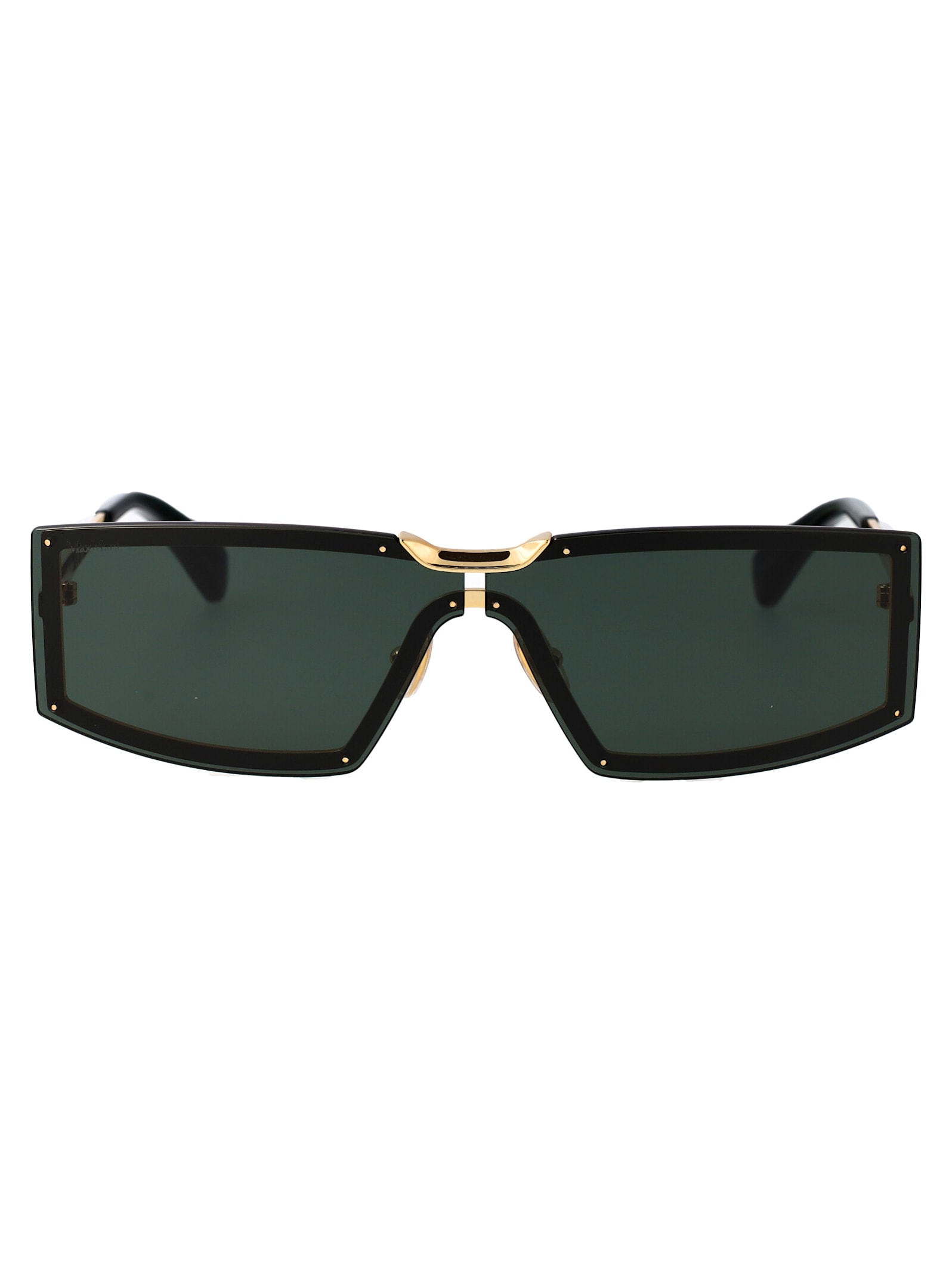 Shop Max Mara Mm0118/s Sunglasses In Green