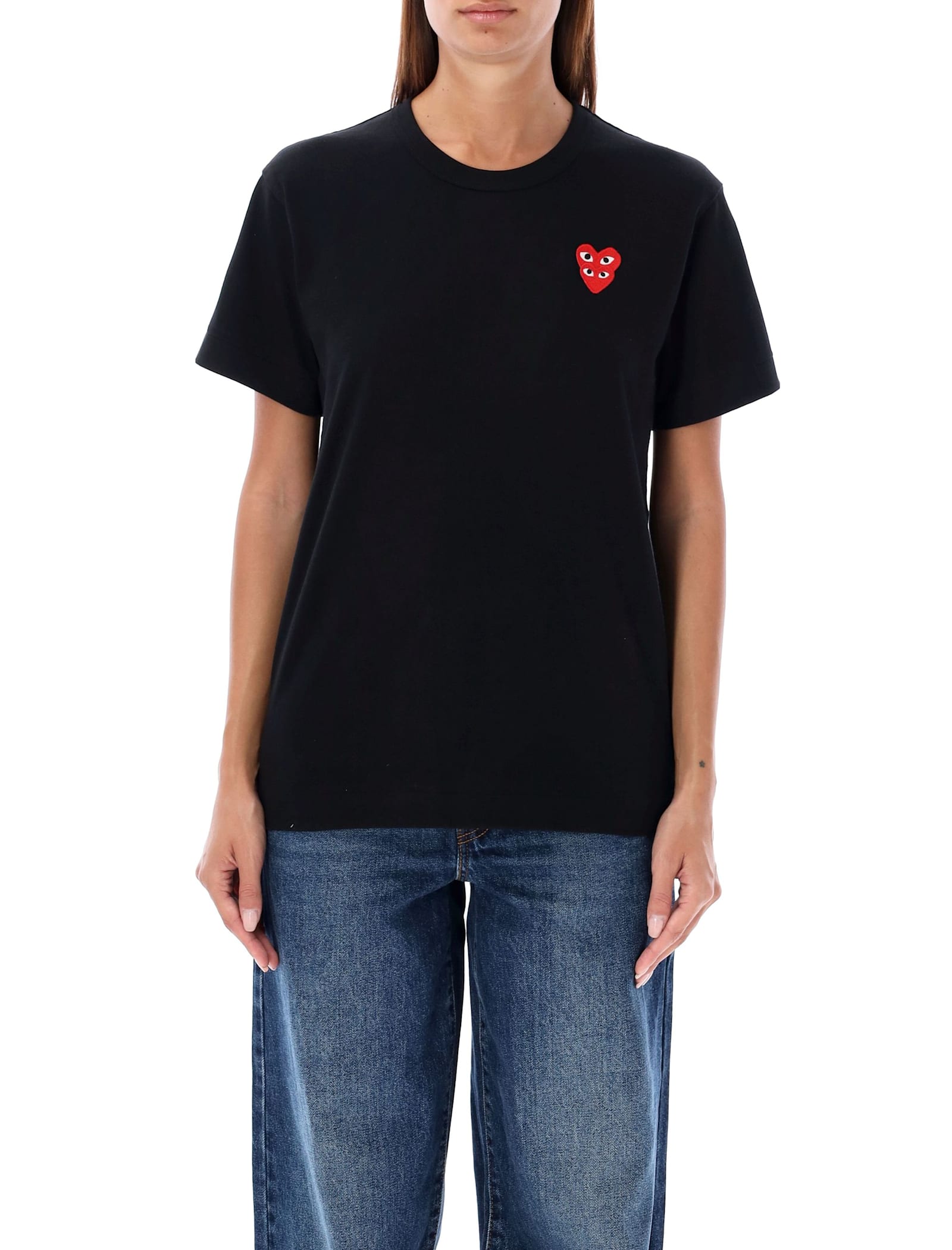 Comme des Garçons Play Double Patch T-shirt