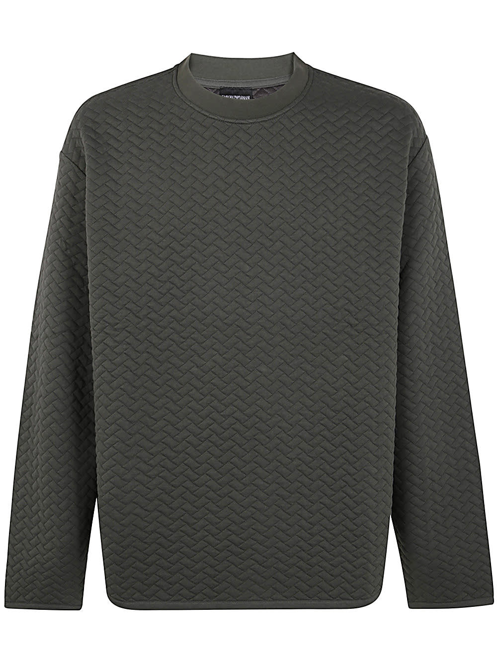 Shop Emporio Armani Sweatshirt In Mud