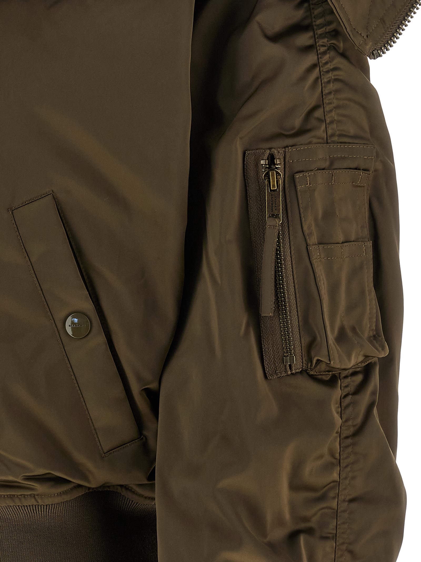 Isabel Marant Étoile Elisa Bomber Jacket In Green