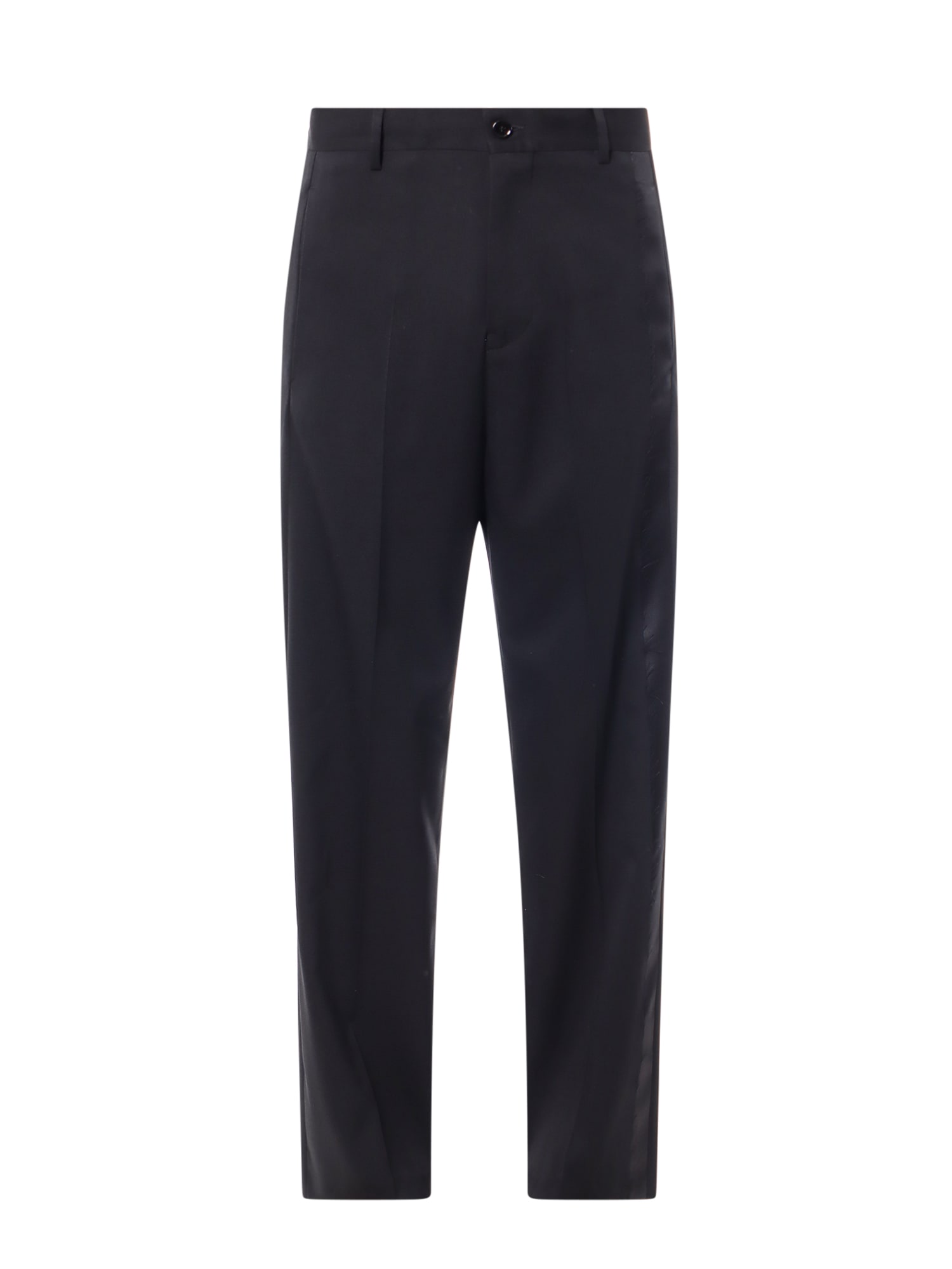 Shop Mm6 Maison Margiela Trouser In Black